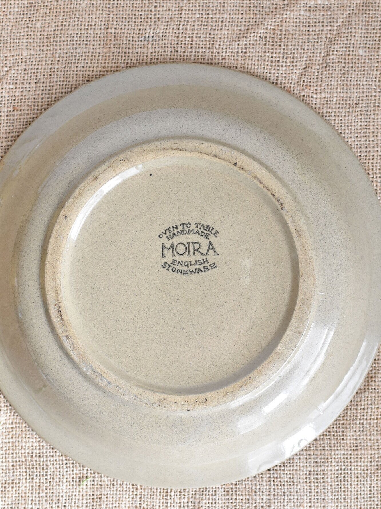 Vintage Moira Pottery Quiche Lorraine Dish 1970\u2019s