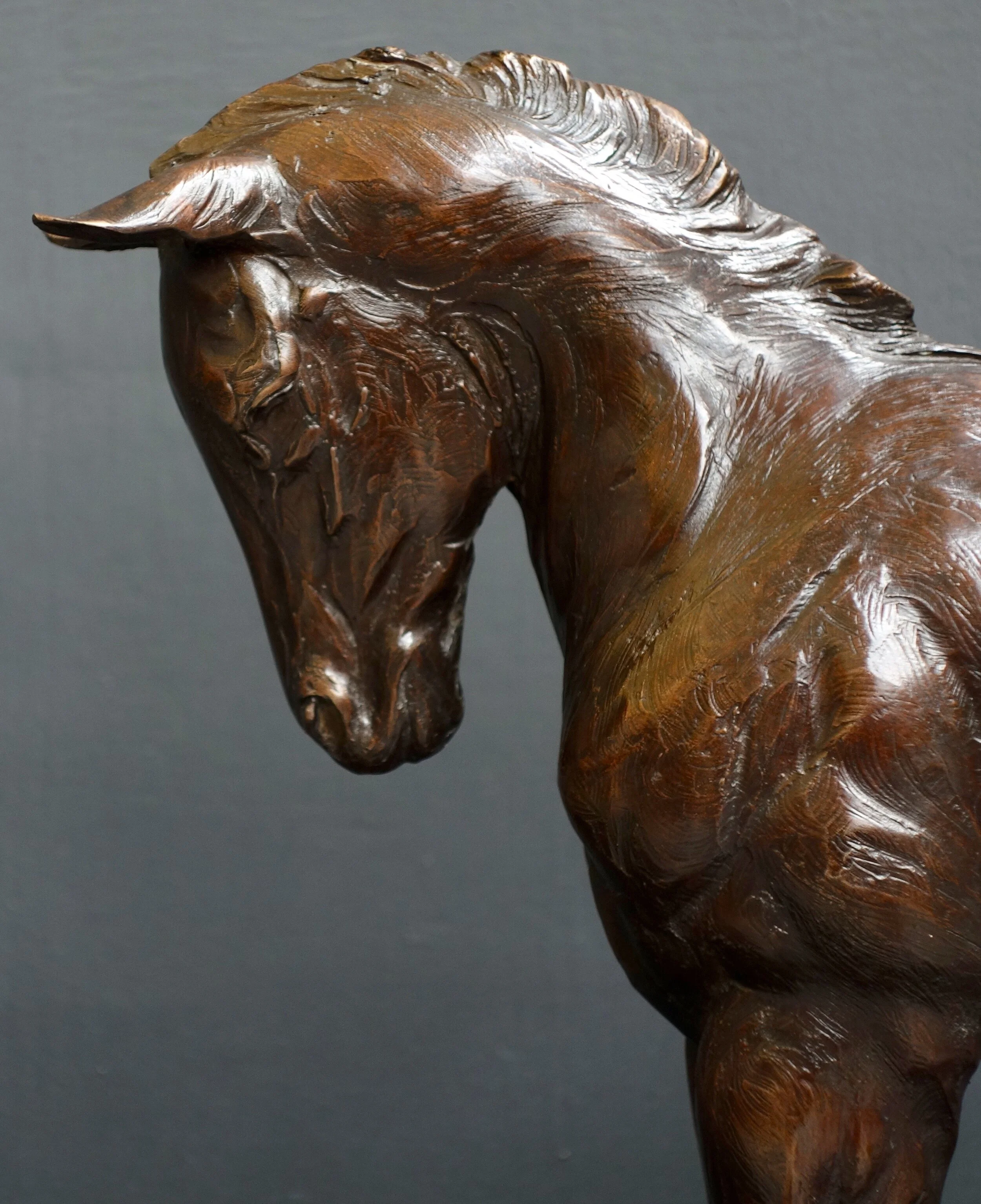 Charlie Langton The Foal and the Wagtail bronze 01.jpg
