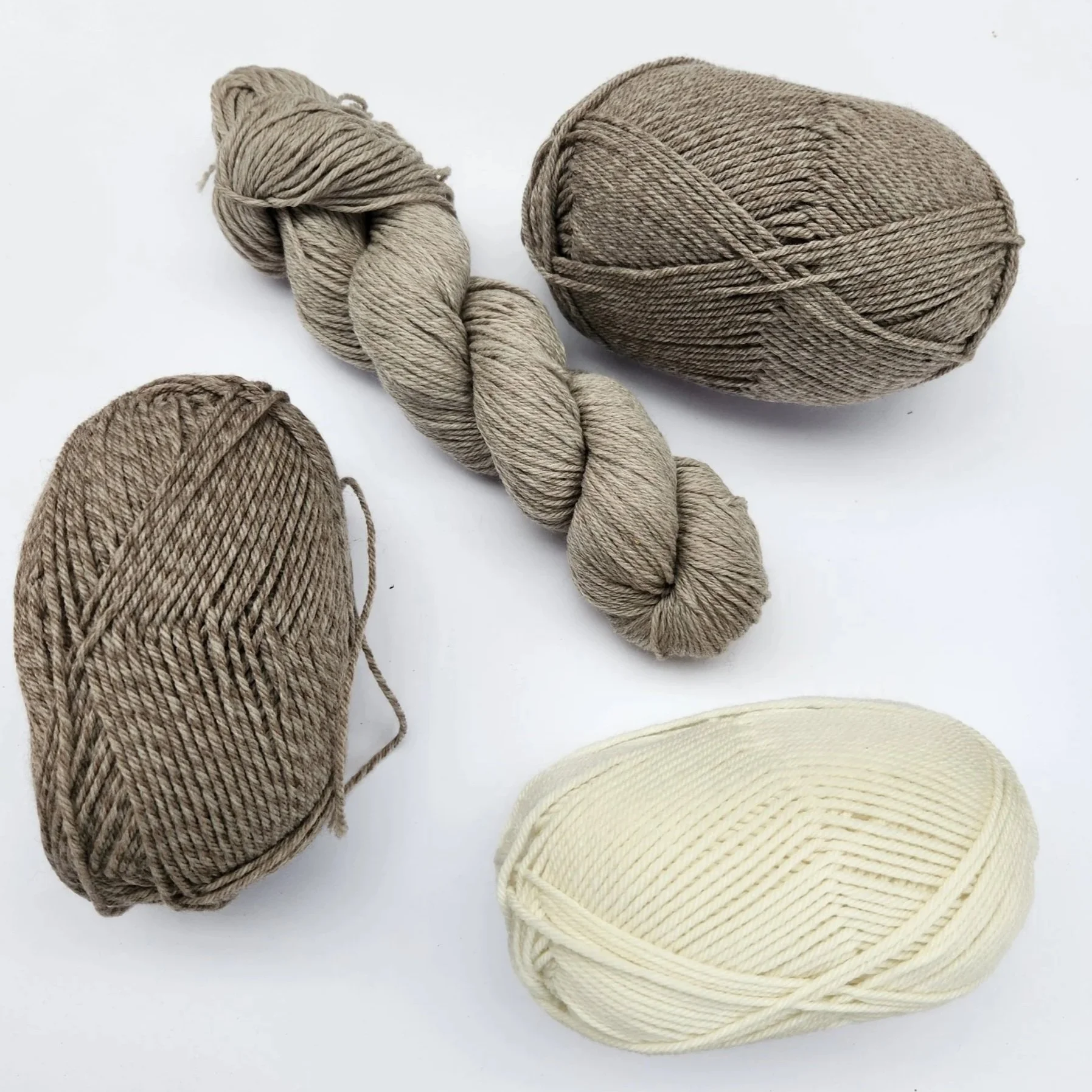 8ply Naturally Coloured Polwarth Yarn (DK)