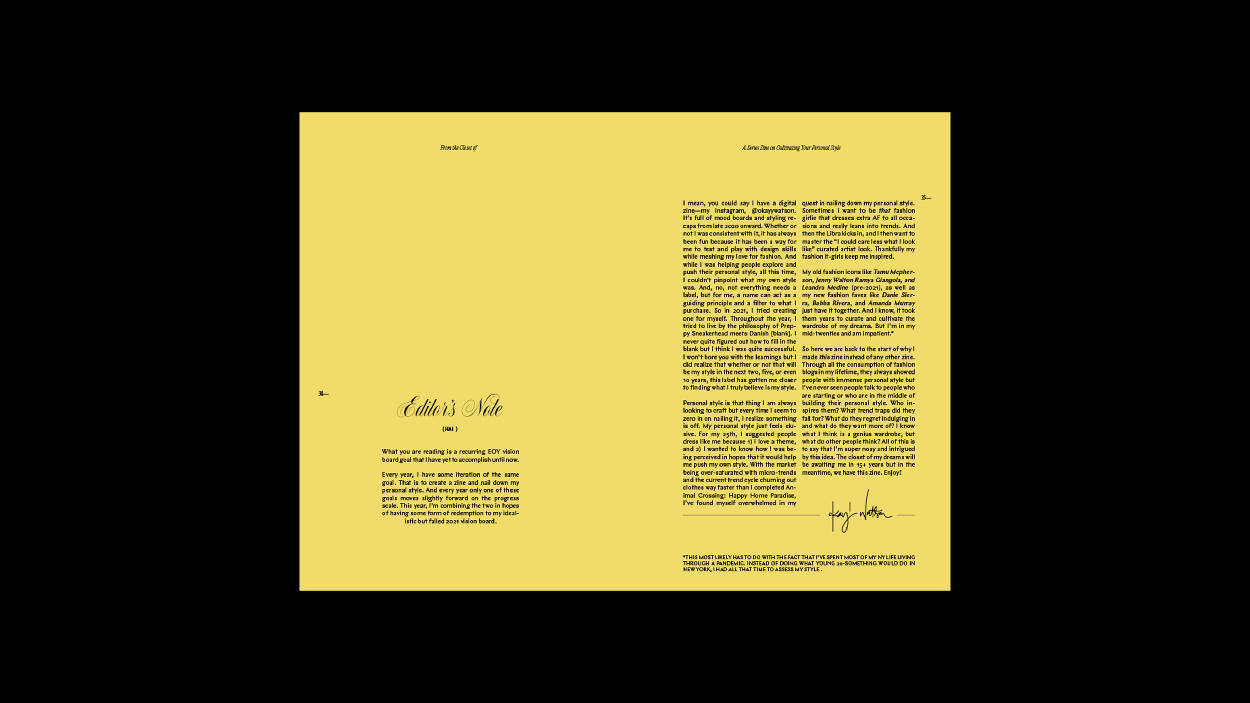 From the Closet of Print 🔒