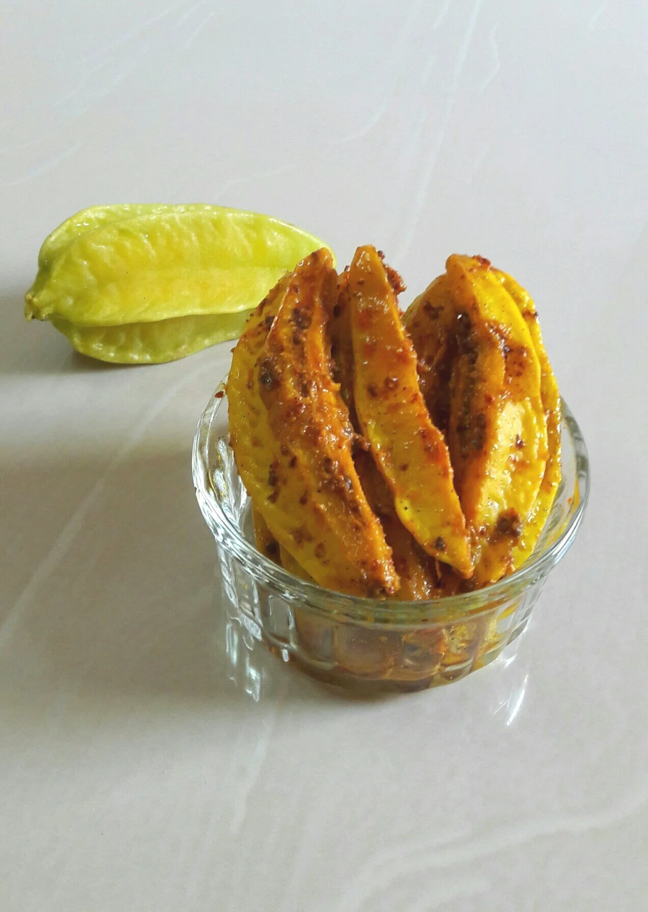 Star Fruit Pickle (Carambola Pickle)
