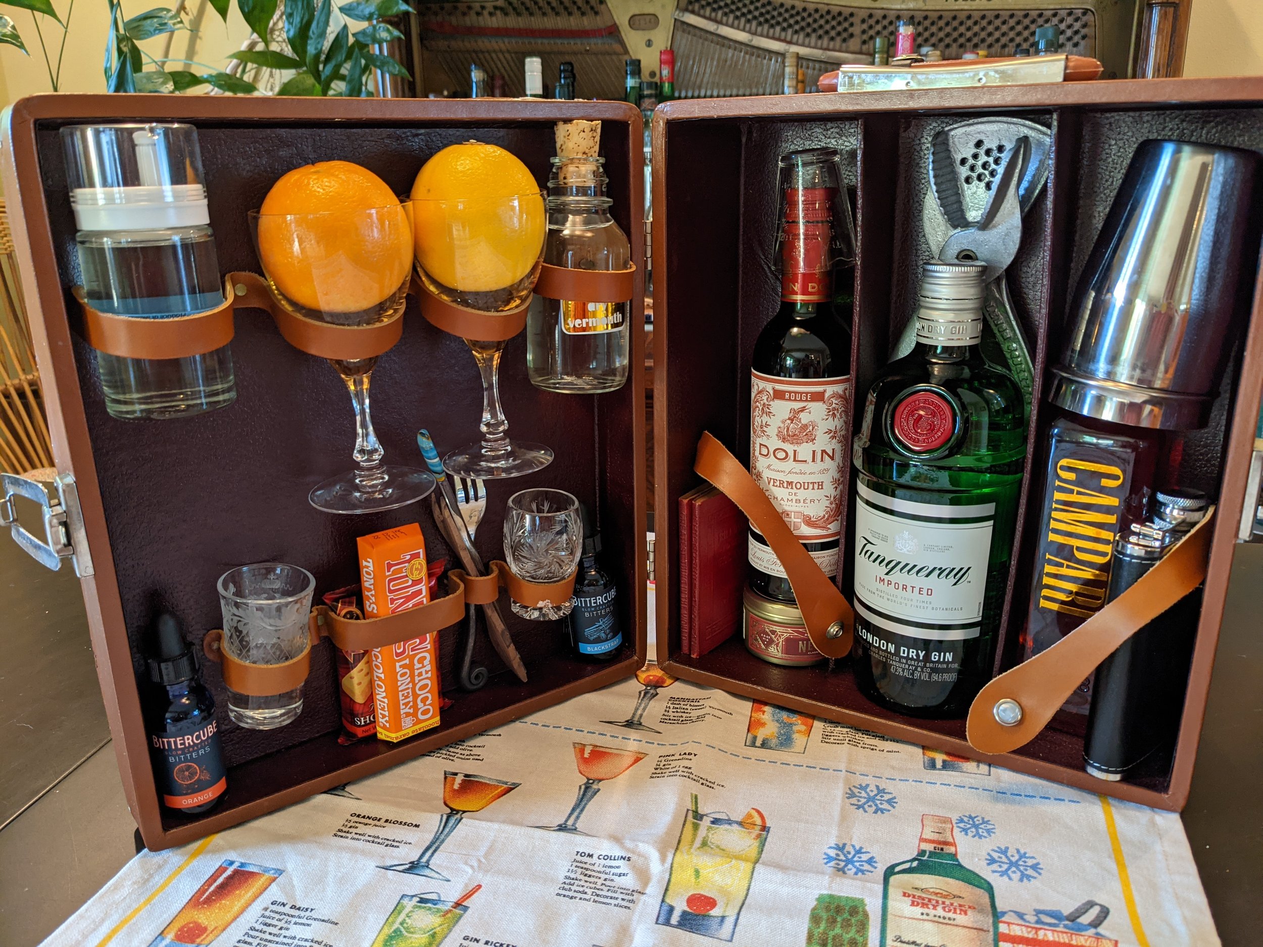 Vintage Travel Bar 