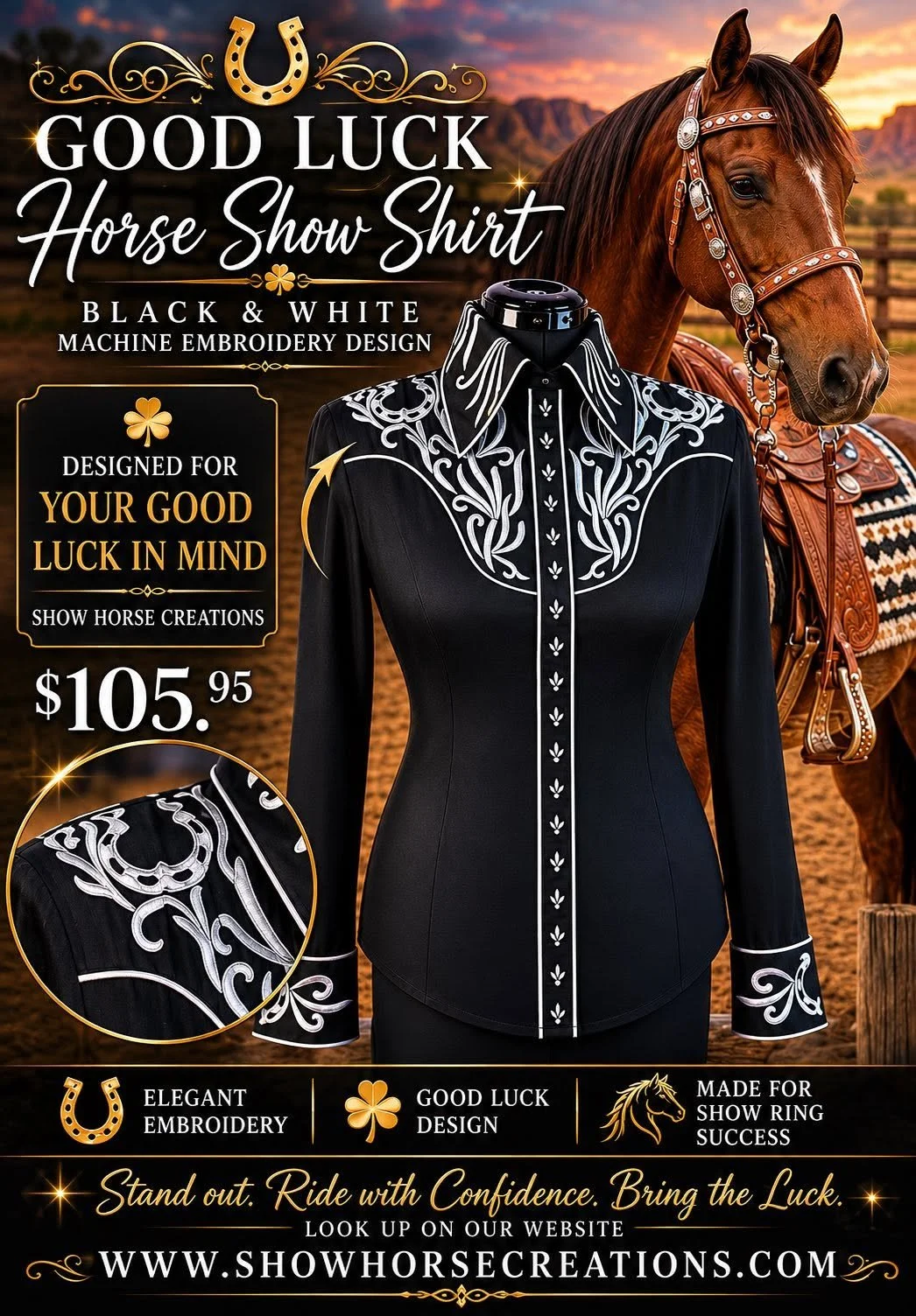 LADIES SHOW SHIRT BUST 46