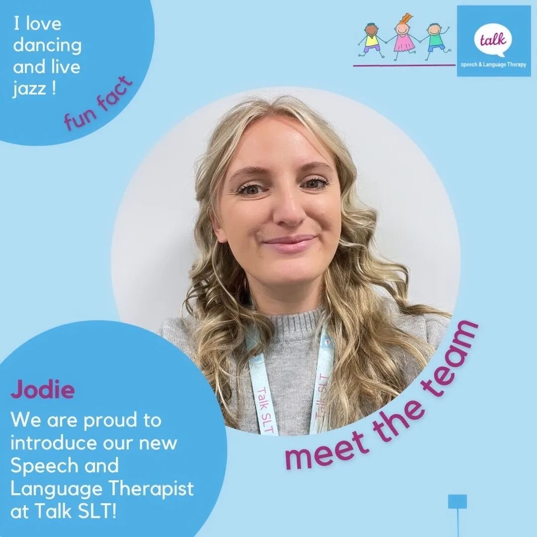 Meet the team: we are thrilled to introduce Jodie, a therapist who recently joined the team at Talk SLT. Jodie is working across our SEN school settings, doing a super job. 
#neurodiversityaffirming