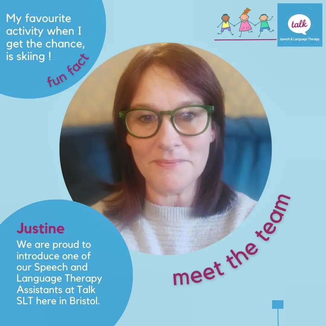 Introducing Justine - one of the super speech therapy assistants here at Talk SLT.

Justine predominantly works with children in our mainstream schools as well as supporting at Bristol Down Syndrome Trust. 

#speechandlanguagetherapy
#speechtherapyas