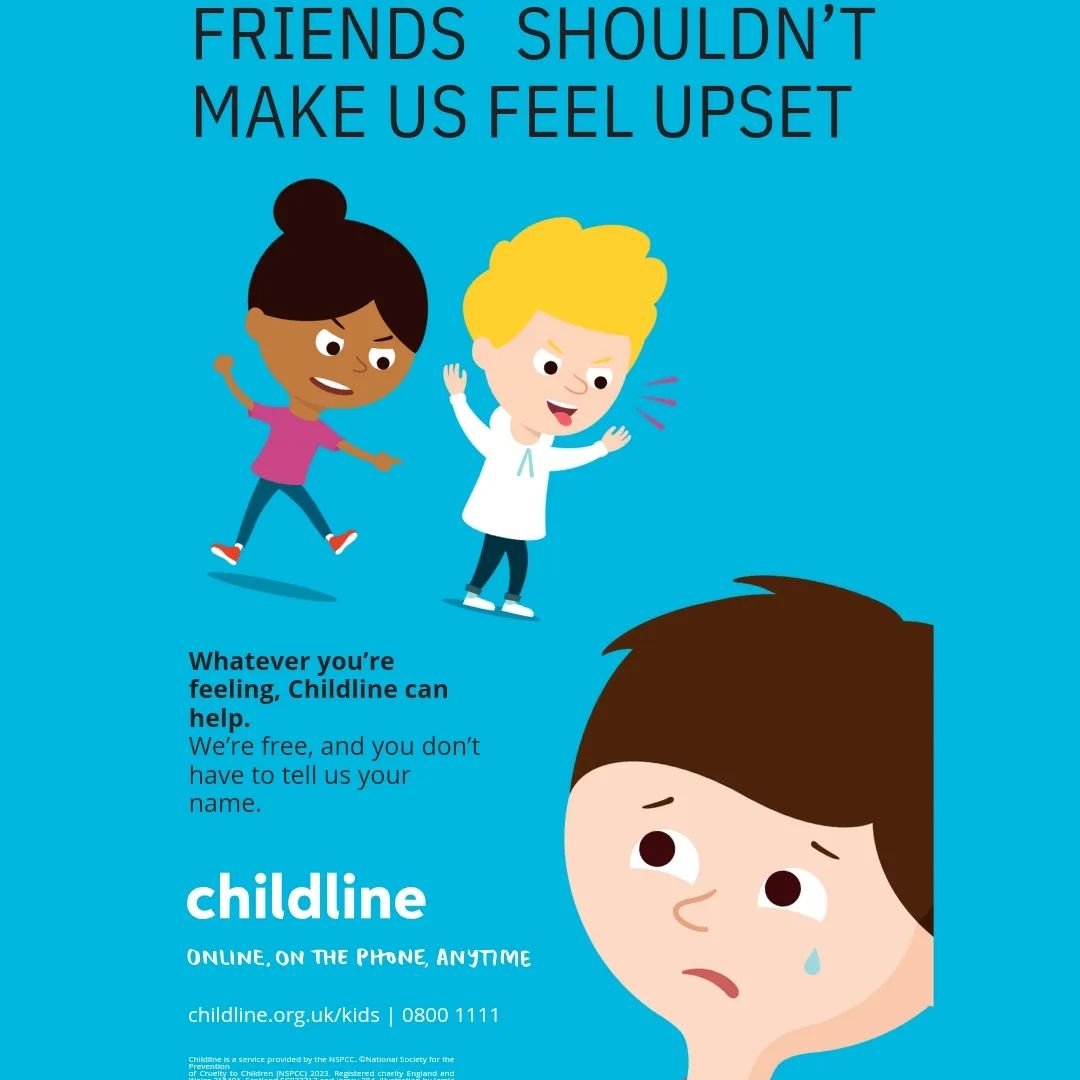Childline's latest posters for schools and settings with children and young people are available for different age groups and are FREE to download from their website. 

CHILDLINE help anyone under 19 in the UK with any issue they&rsquo;re going throu
