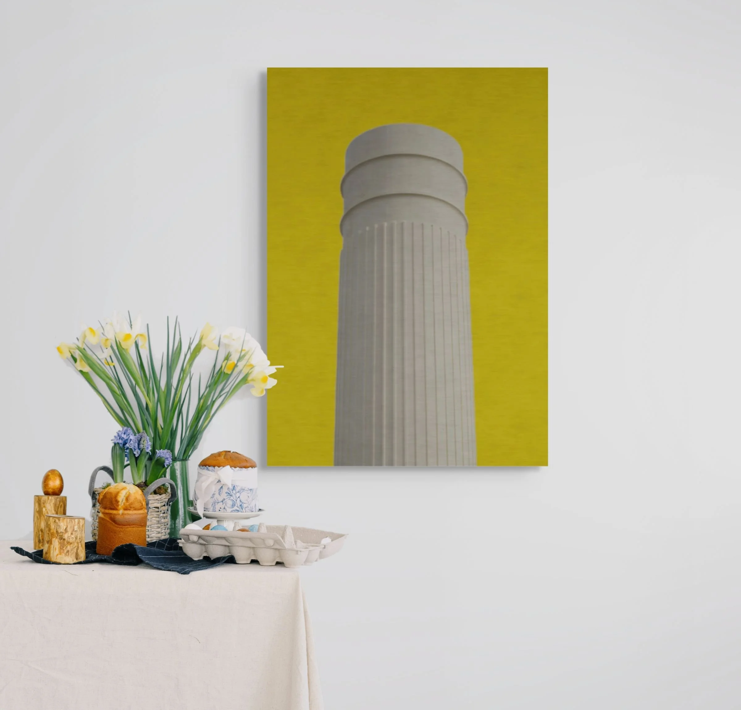 one of four (battersea station chimney), mellow yellow-large(2).jpg