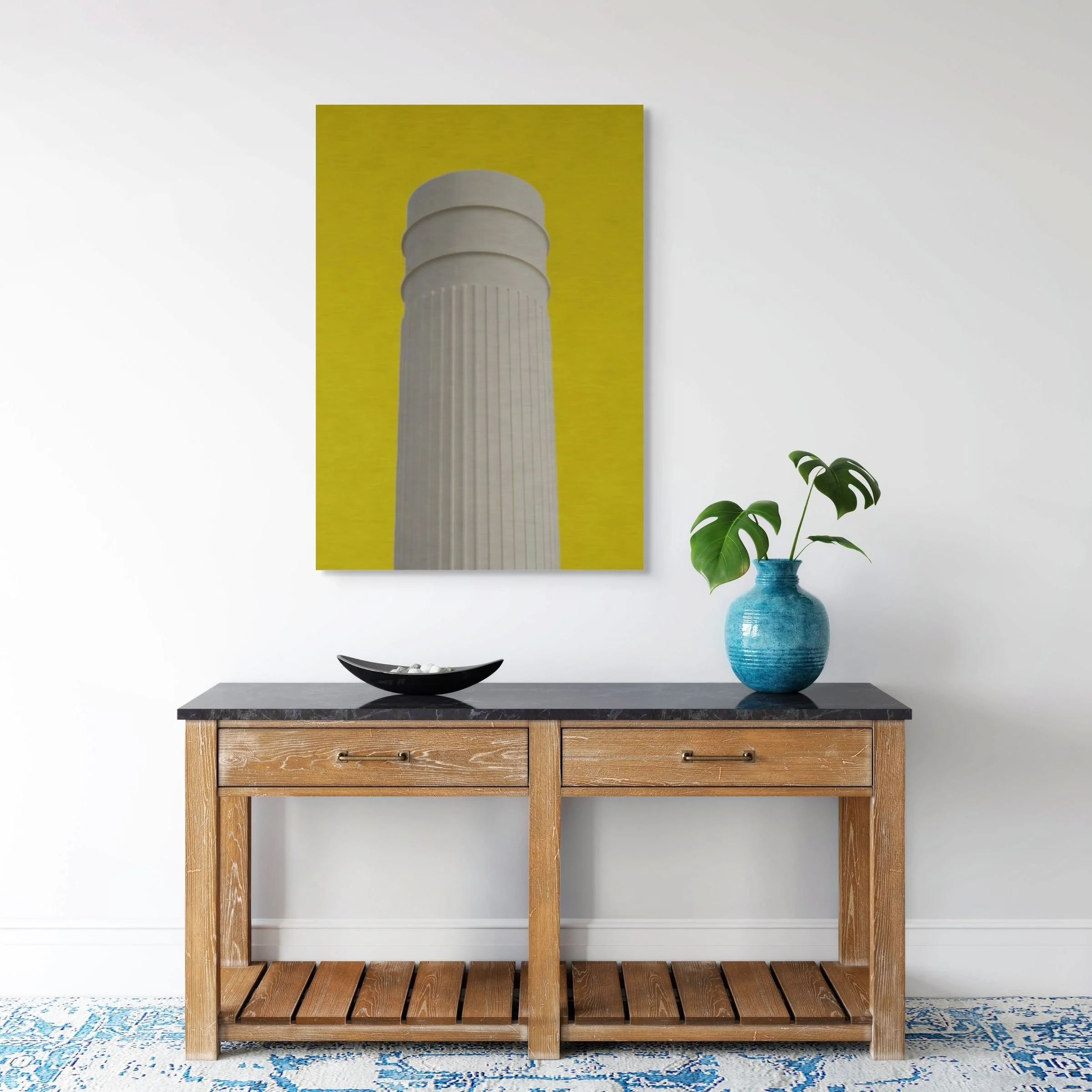 one of four (battersea station chimney), mellow yellow-large(1).jpg