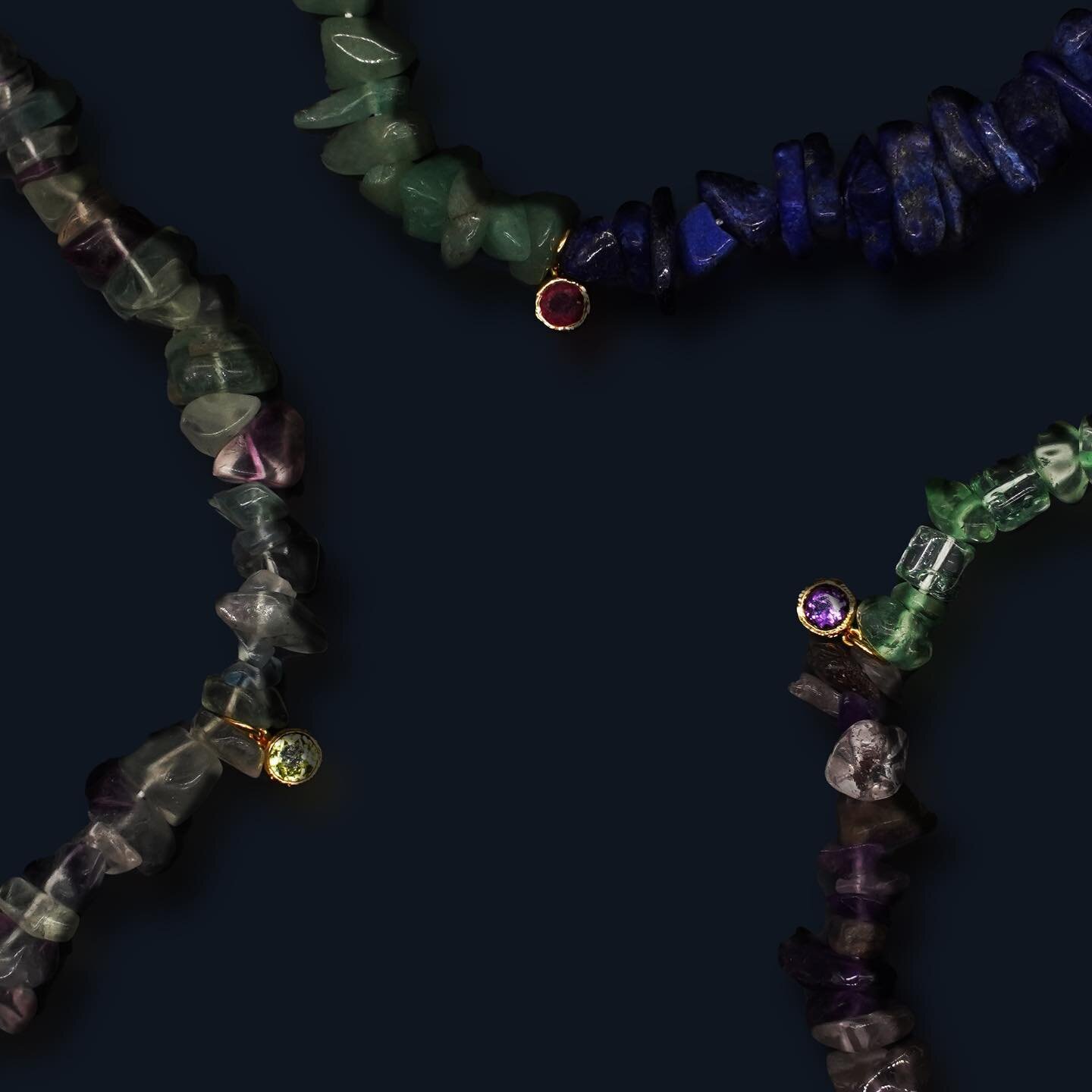 New drop alert : inspired by the depth of color and texture in the Galaxy adorned with precious gemstones. 

Limited stock!