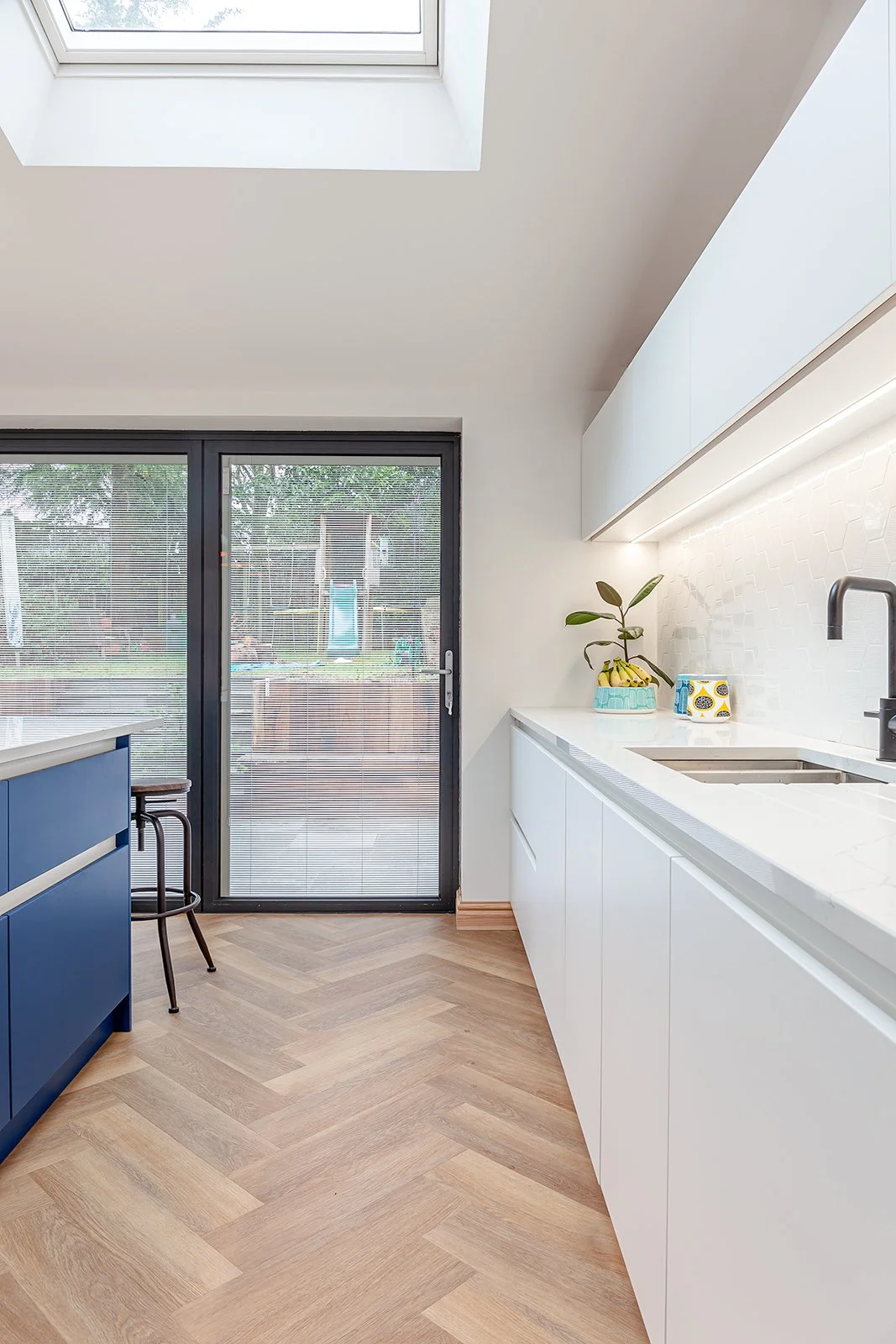 Handle-less Kitchen Cabinetry Design