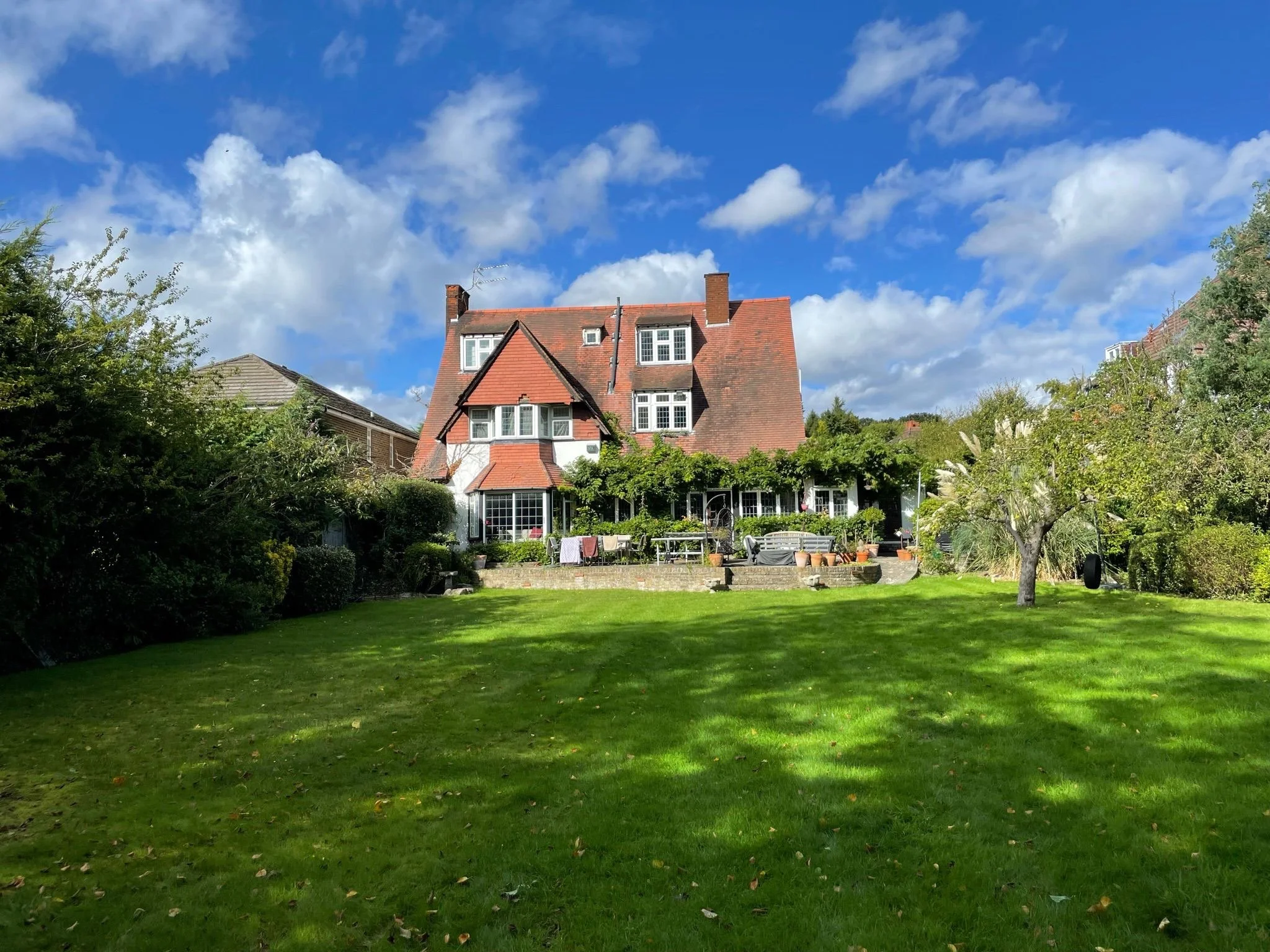 House and garden prior to demolition
