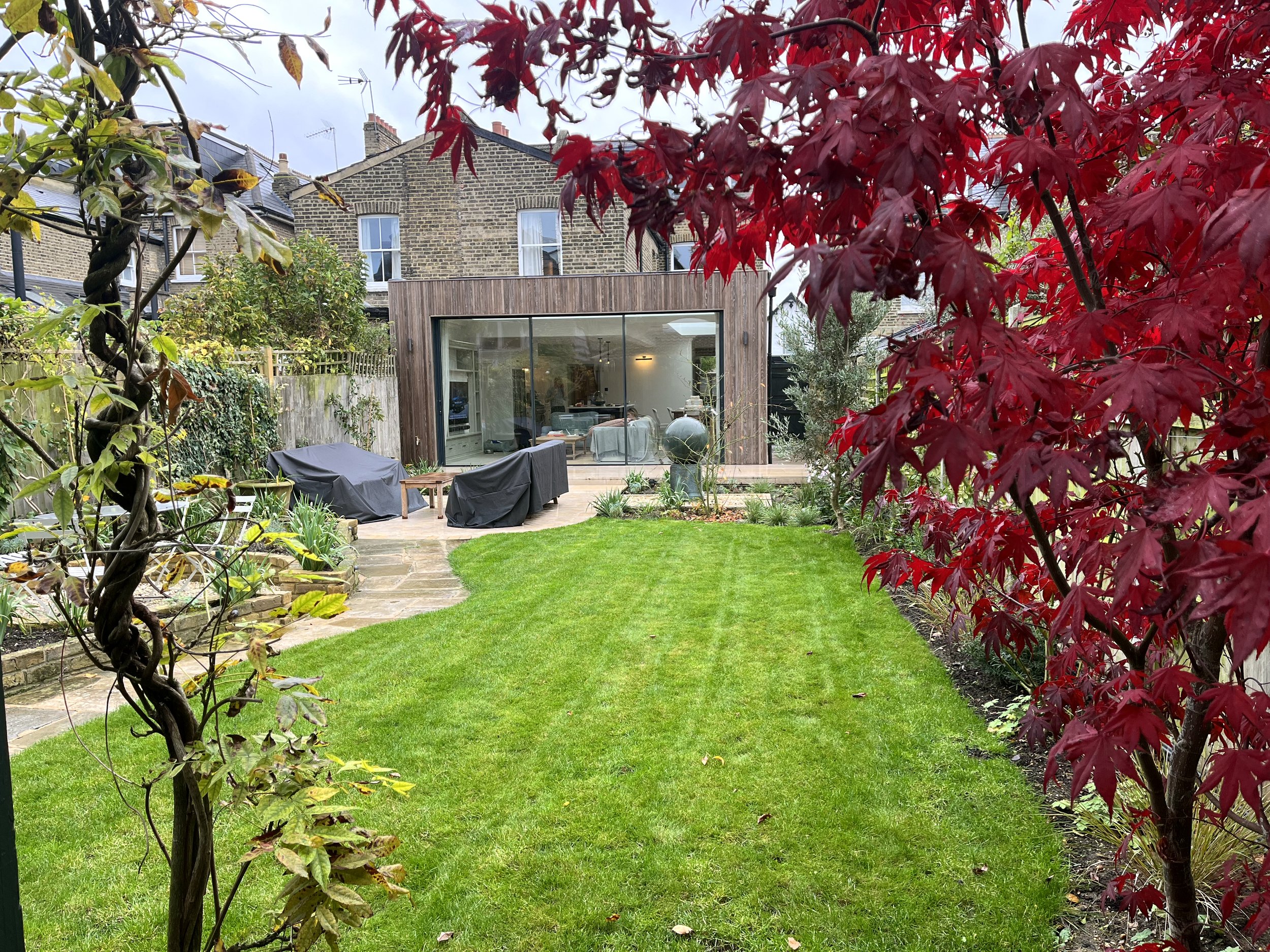 After planting