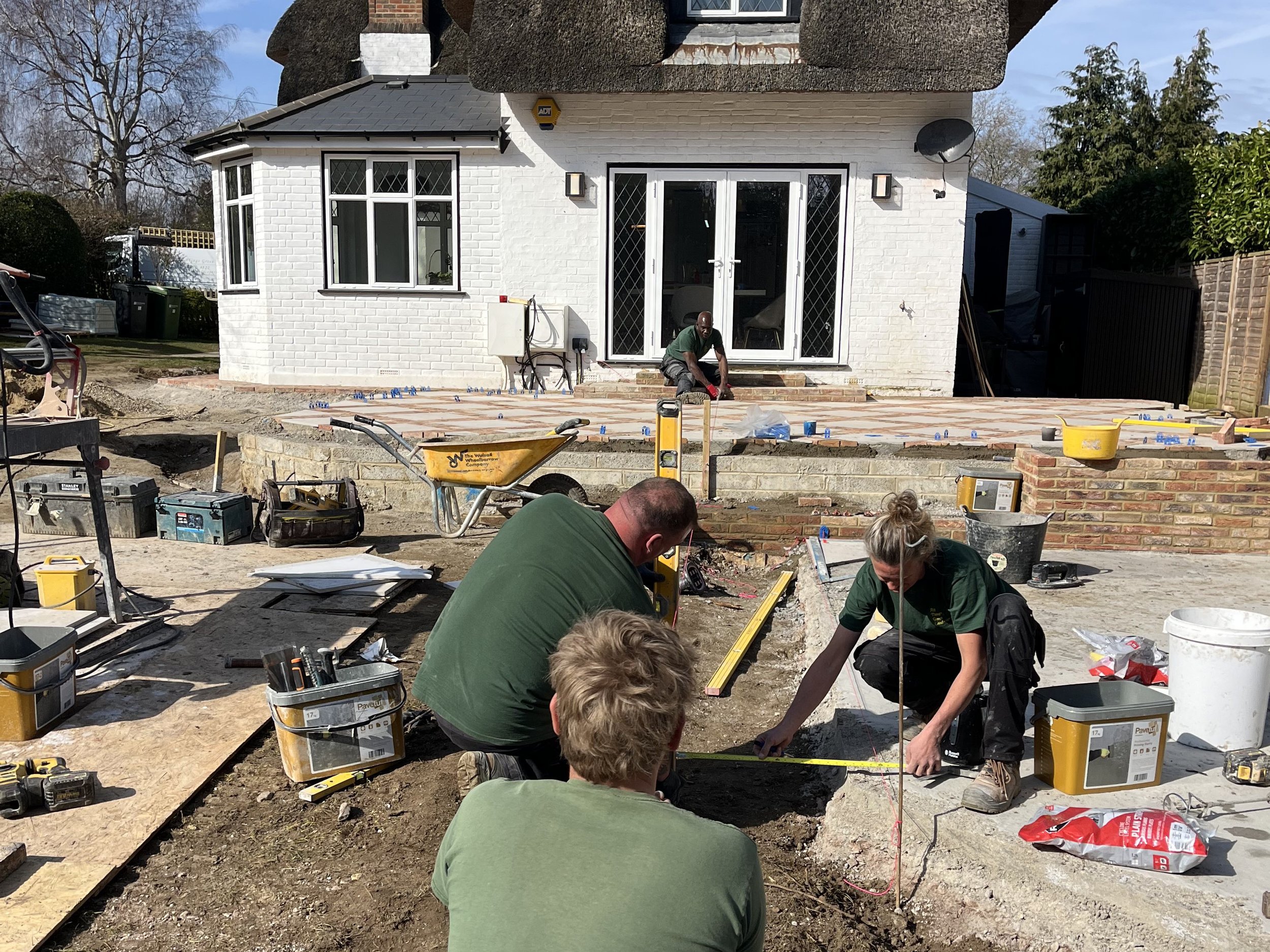 Landscapers at work