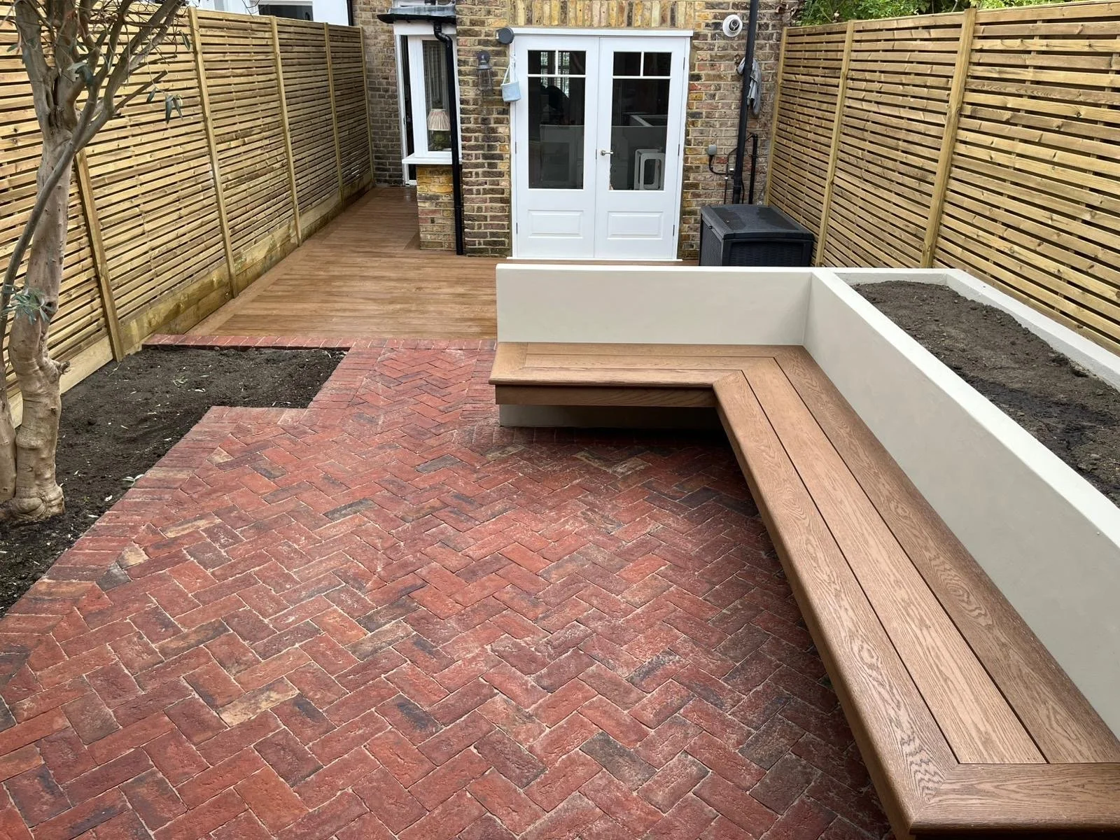 Hard landscaping done