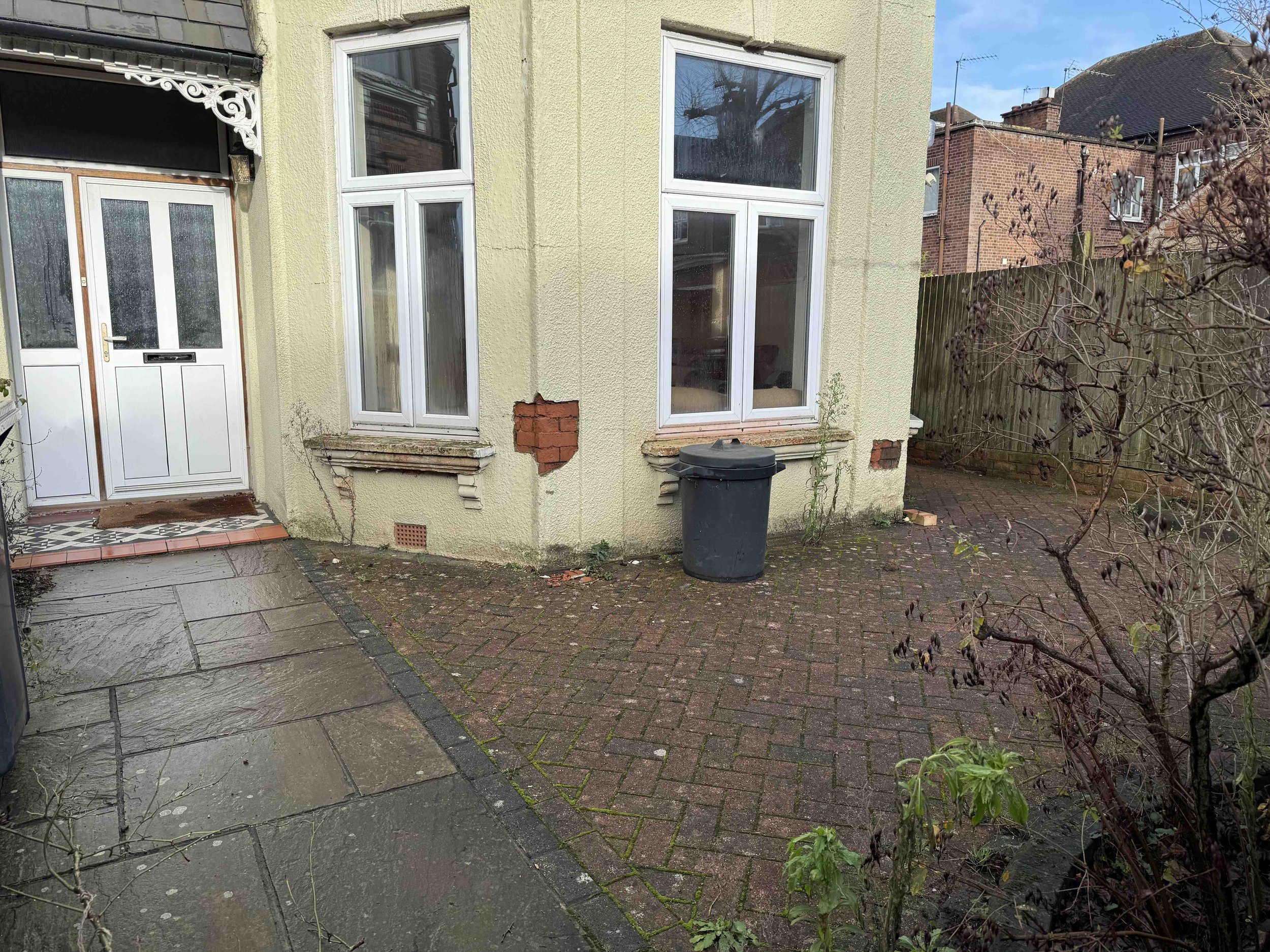 Front garden as it is now