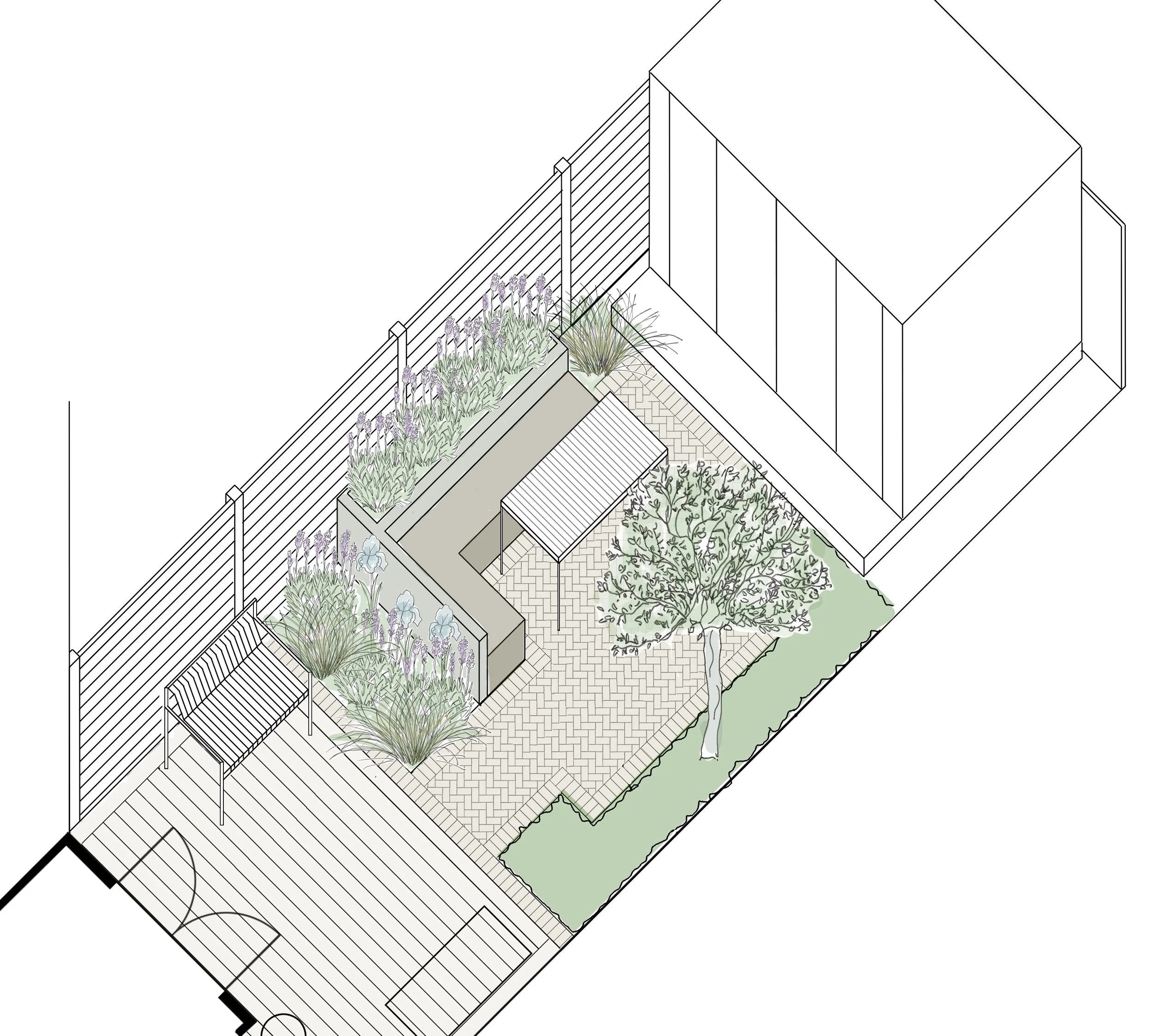 Strand on the Green garden