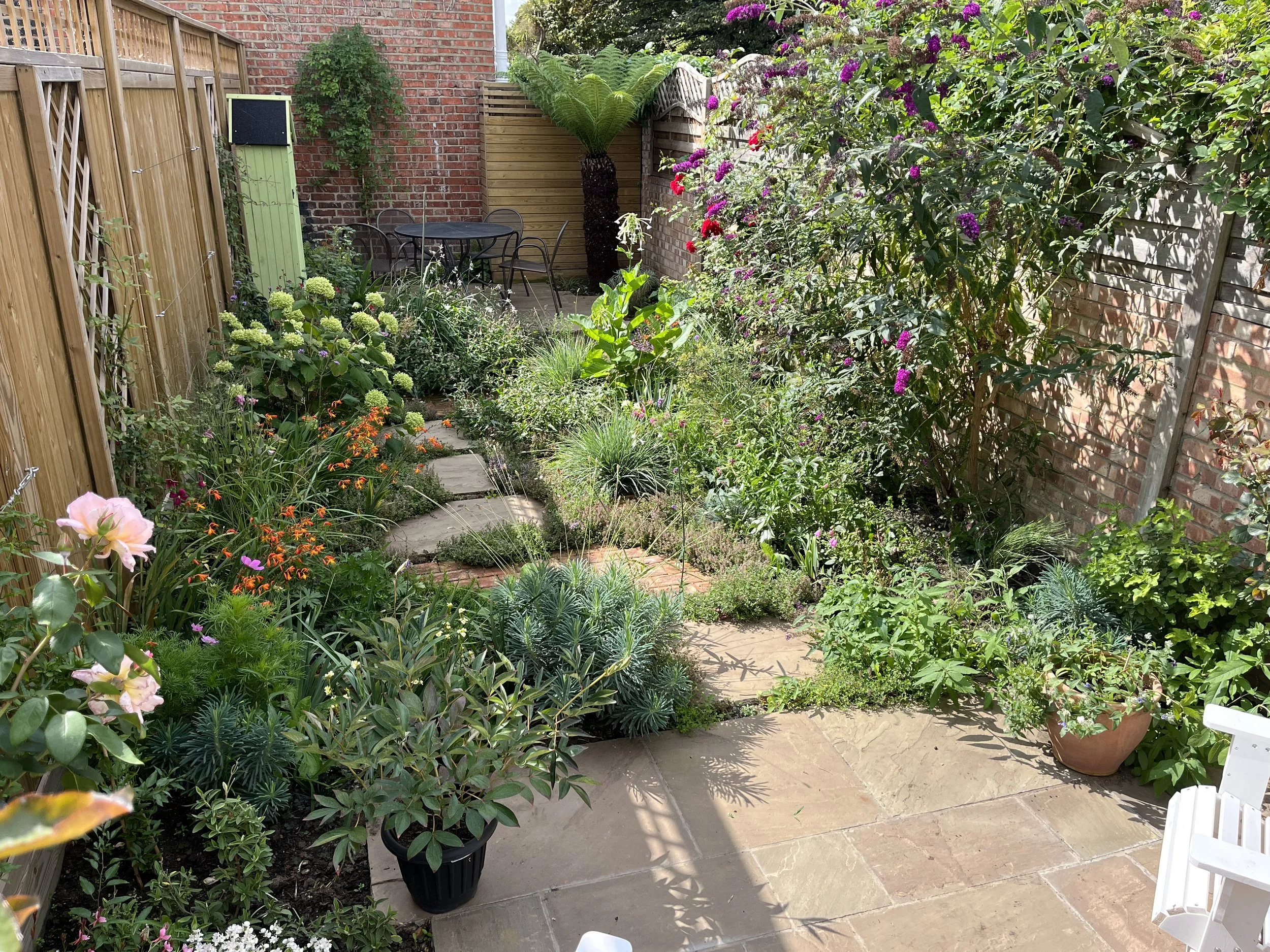 Garden full of life