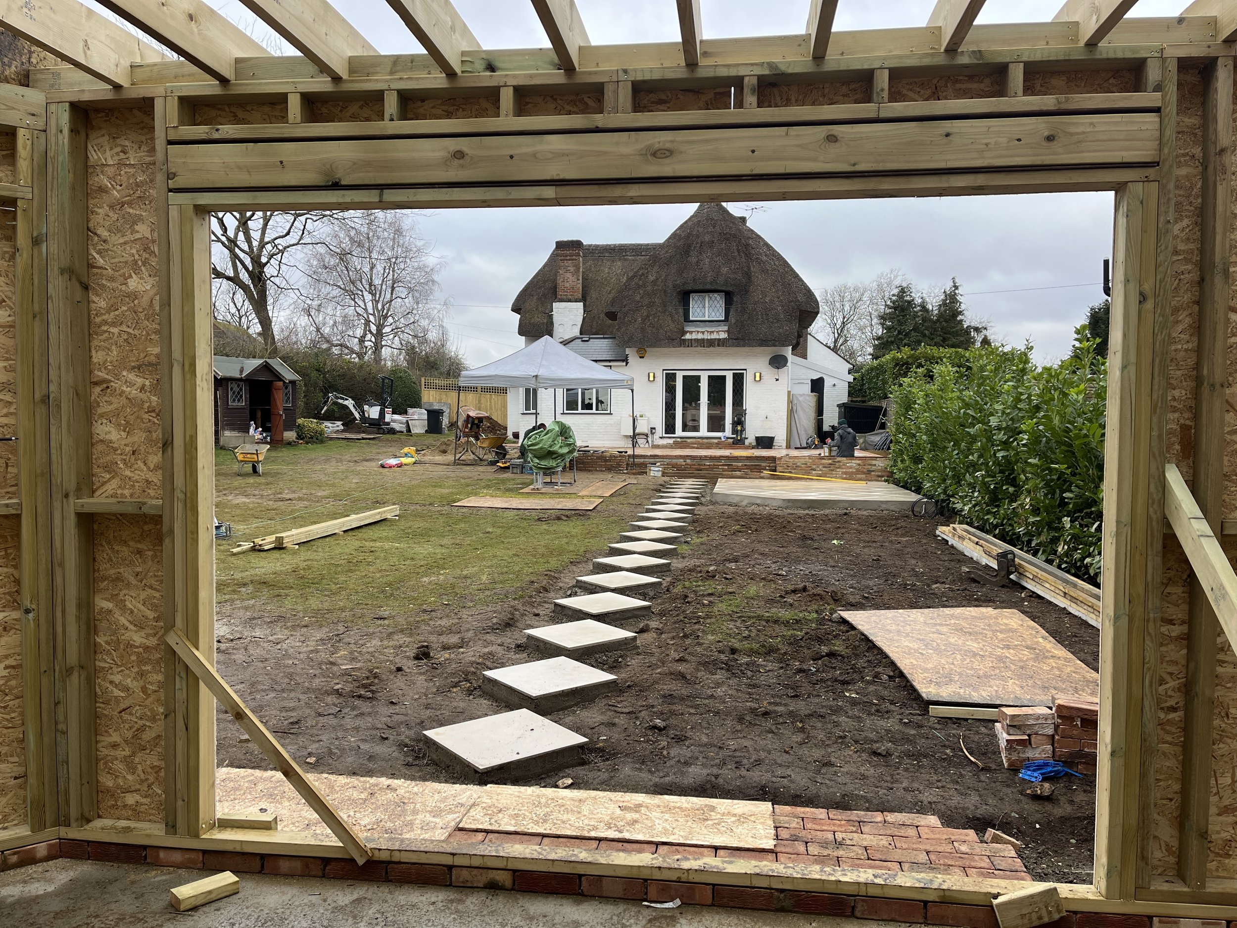 Path to garden room