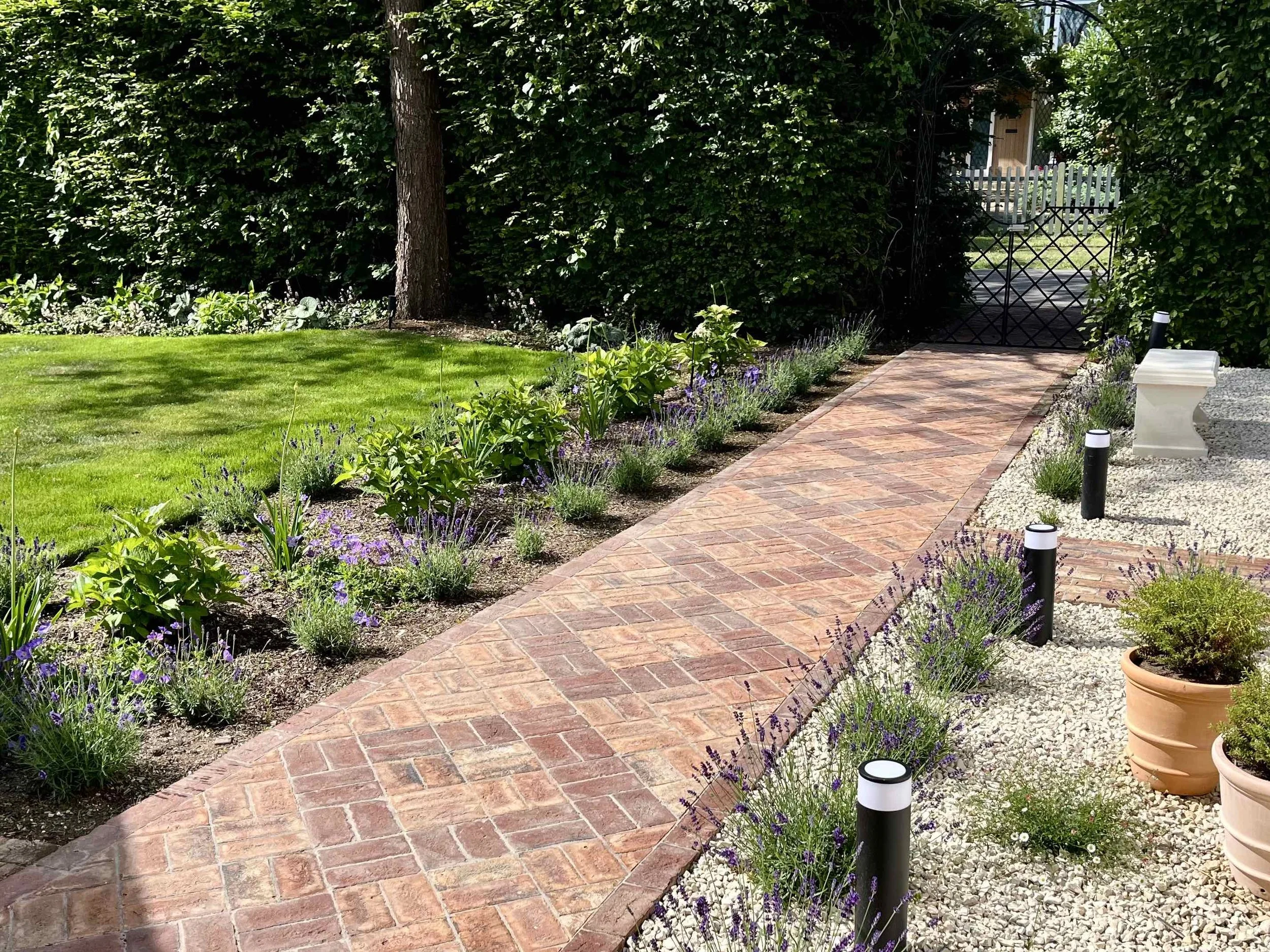 Front path