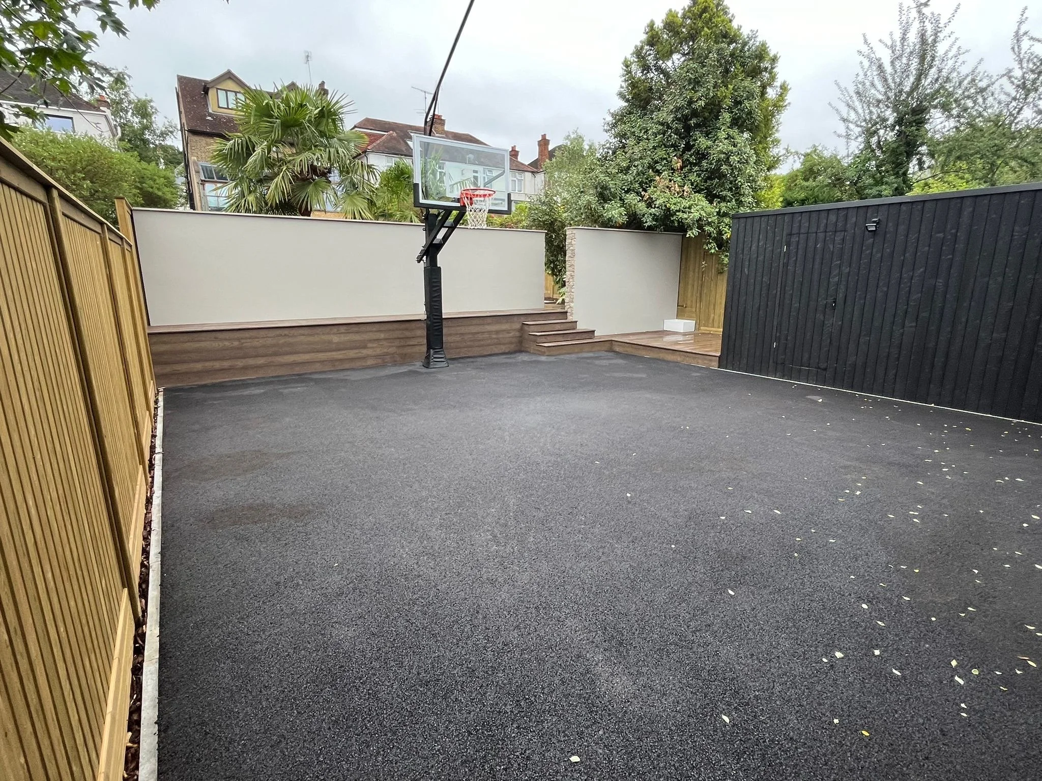 A hidden basketball court