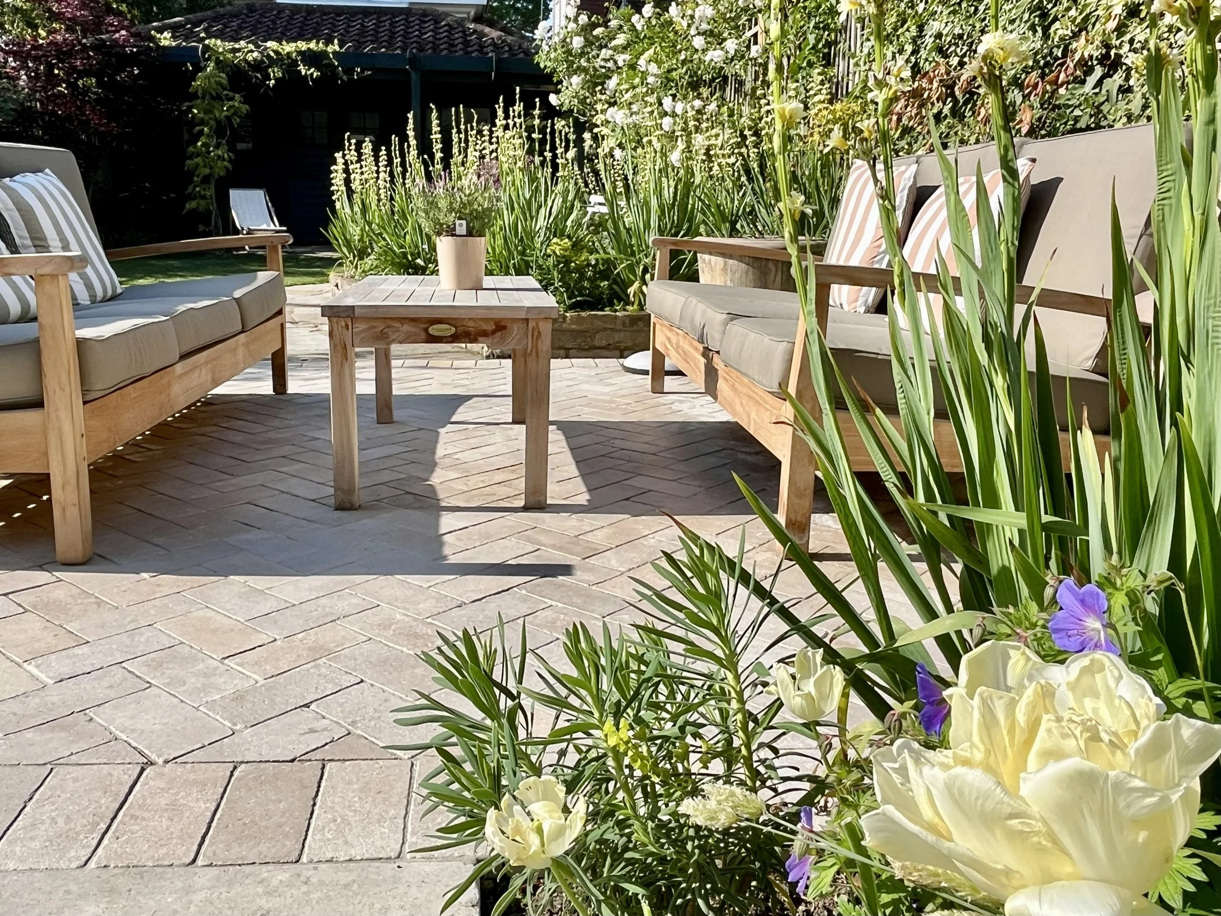 A gentle planting palette