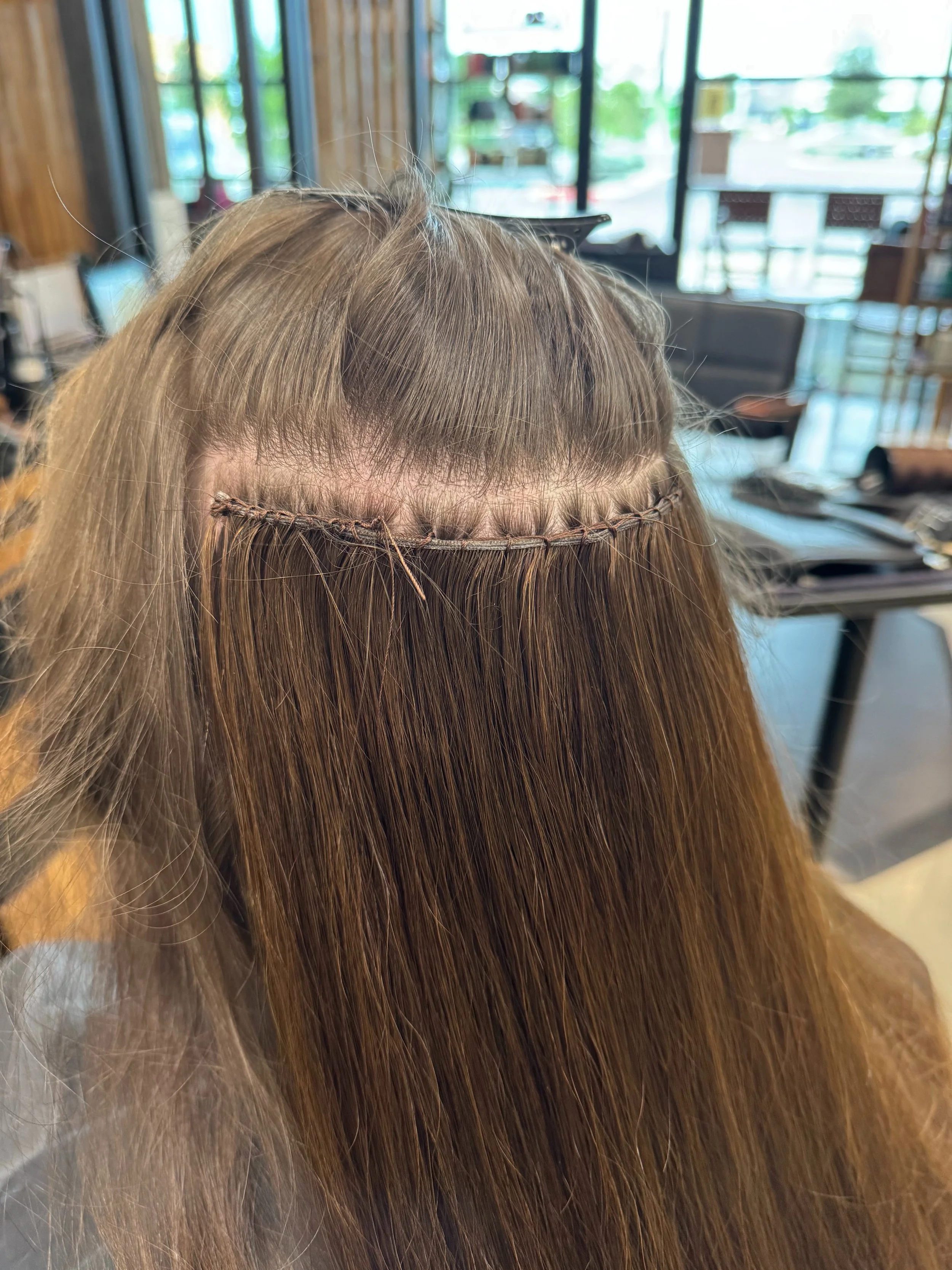 Bellami Weft Extension sewn in