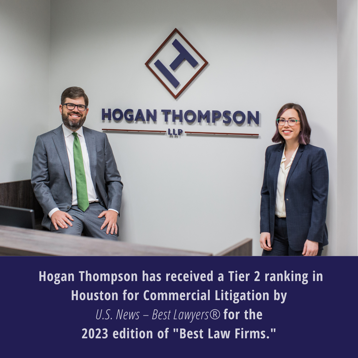 Hogan Thompson Recognized in 2023 Edition of U.S. News – Best Lawyers® "Best Law Firms"