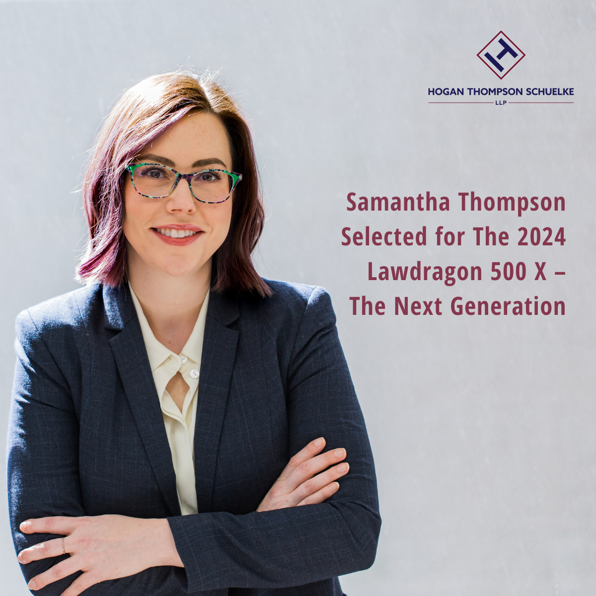 Samantha Thompson Selected for The 2024 Lawdragon 500 X – The Next Generation Guide