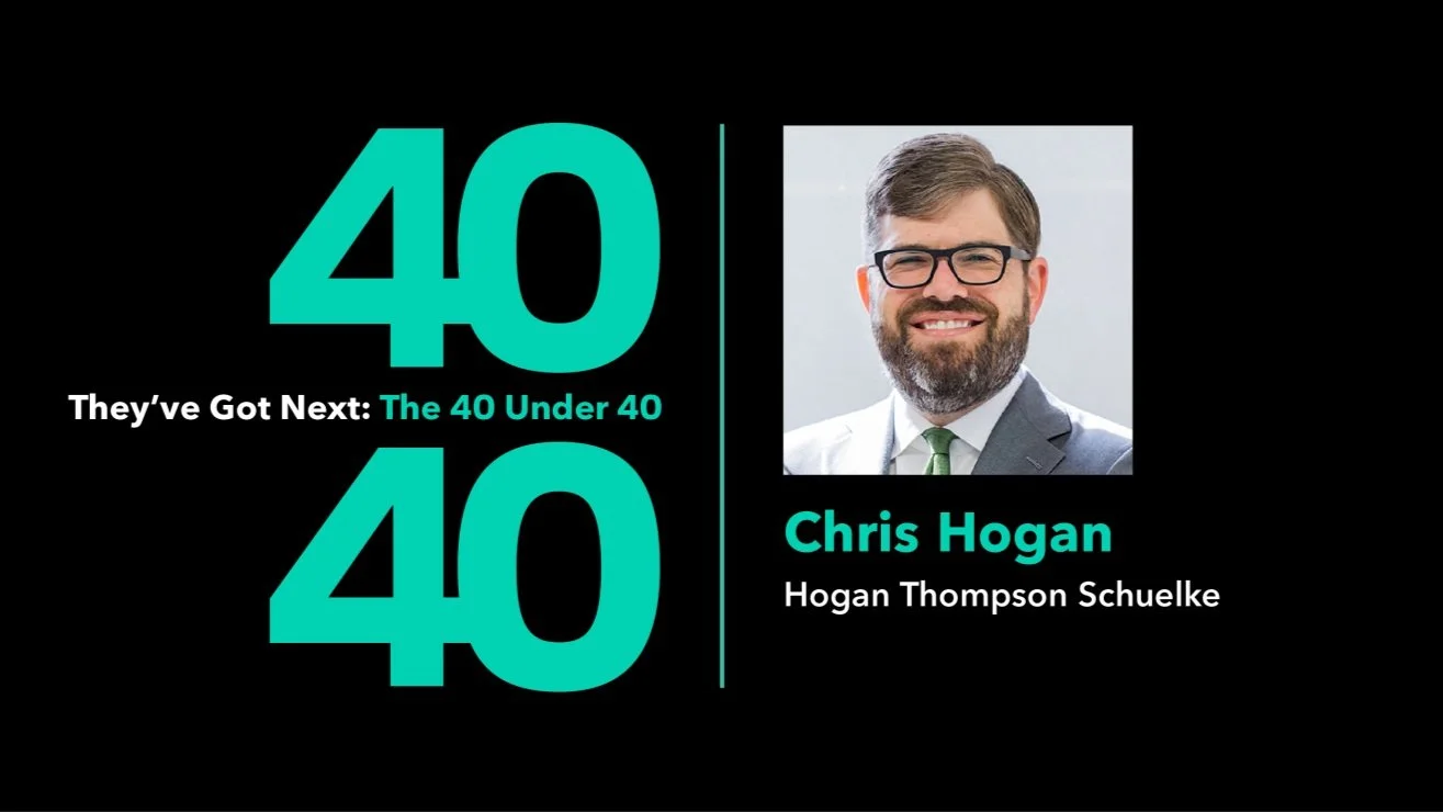 Bloomberg Law Honors Chris Hogan in “They’ve Got Next: The 40 Under 40" Awards