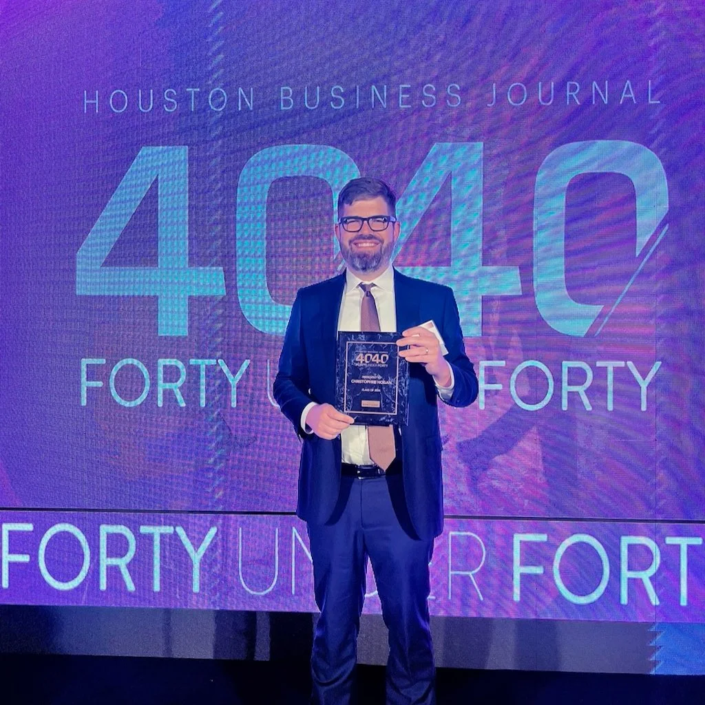  Chris Hogan Named to Houston Business Journal's 40 Under 40 Class of 2024
