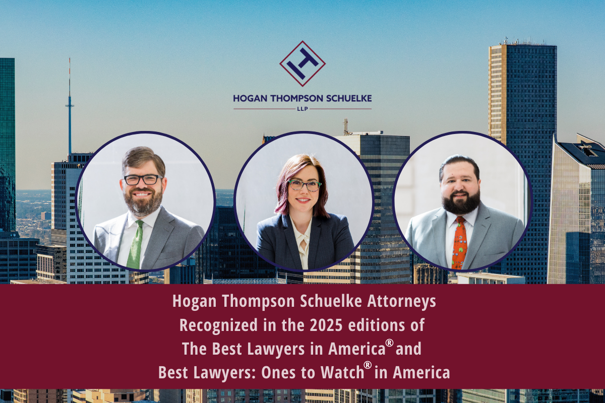 Hogan Thompson Schuelke Attorneys Recognized in 2025 Edition of Best Lawyers®