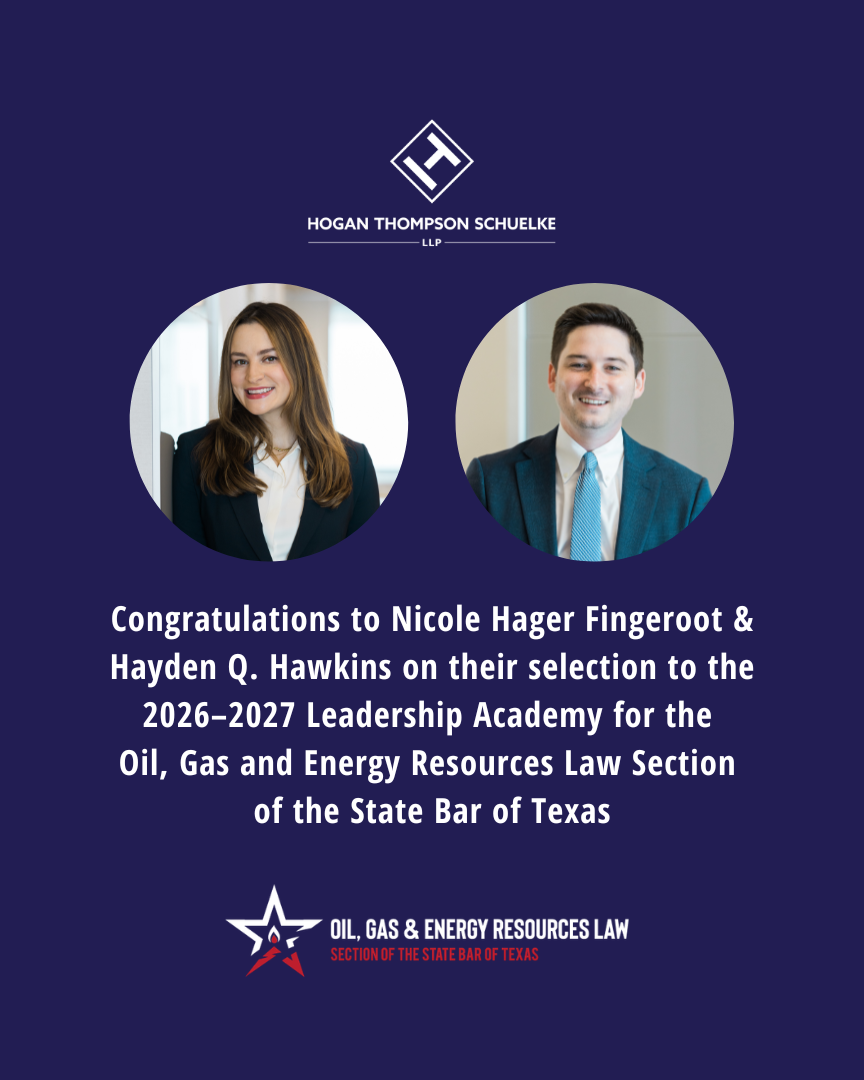 Nicole Hager Fingeroot and Hayden Q. Hawkins Selected for 2026–2027 OGERL Leadership Academy