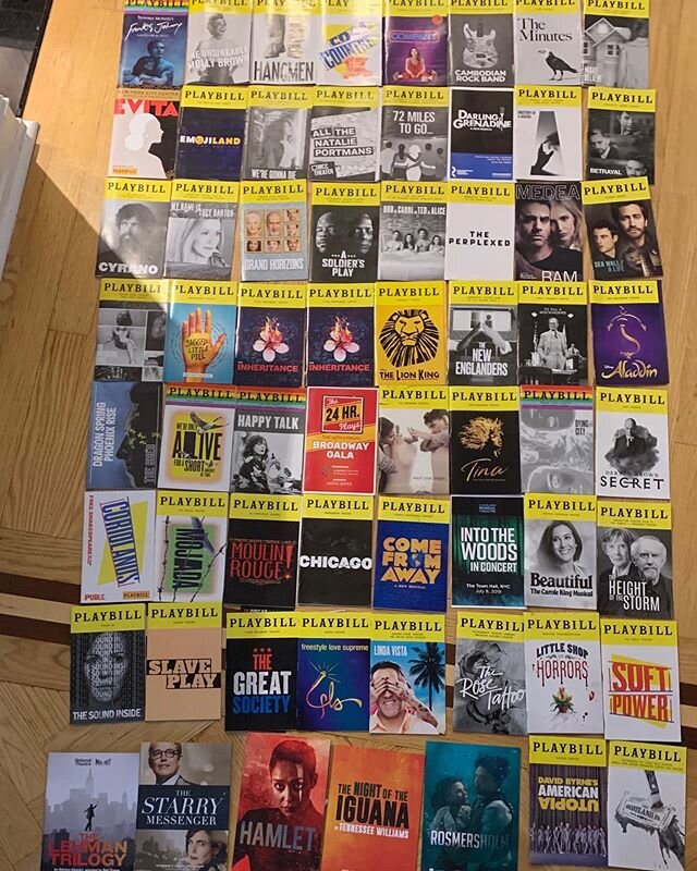 Last night would&rsquo;ve been the 74th Tony Awards. These are all the shows I got to see between broadway, off-broadway, and the west end since last year&rsquo;s Tonys. There were many more that I didn&rsquo;t get to see before the theater world was