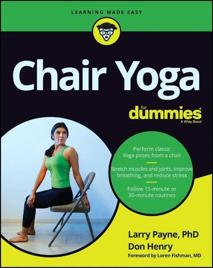 Paula Tapia, Featured Cover Yoga Model For Yoga Chair For Dummies by Dr. Larry Payne PhD and Don Henry
