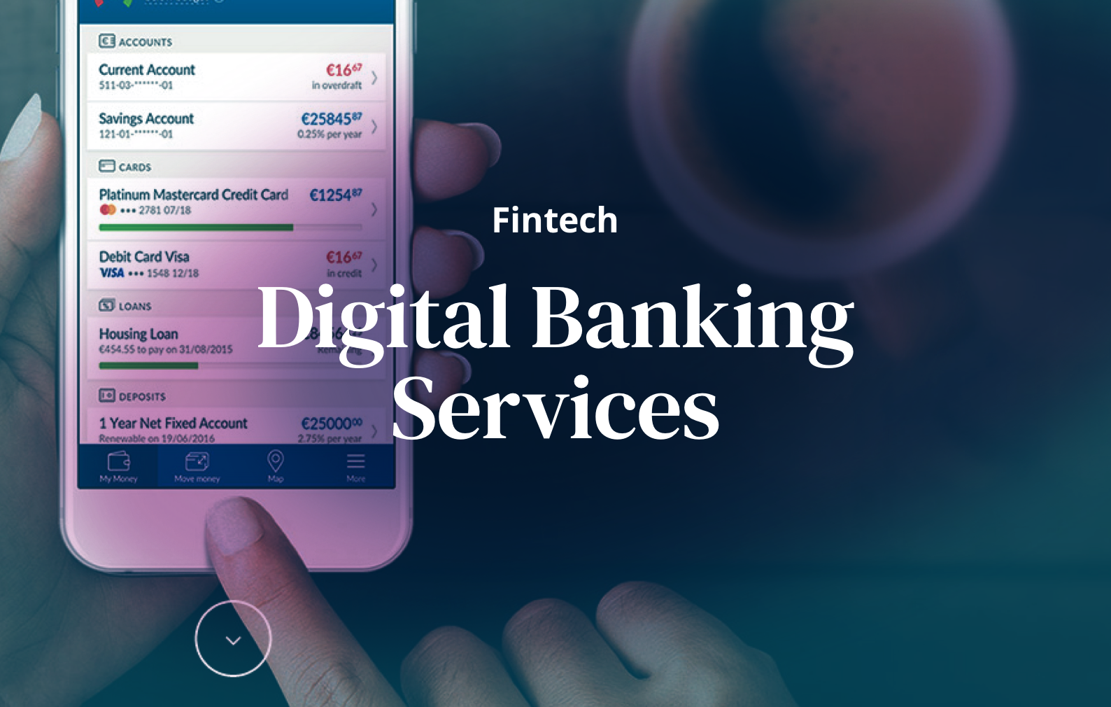 03 / Fintech:<Br>Digital Bank Design<Br>Consultancy & Delivery