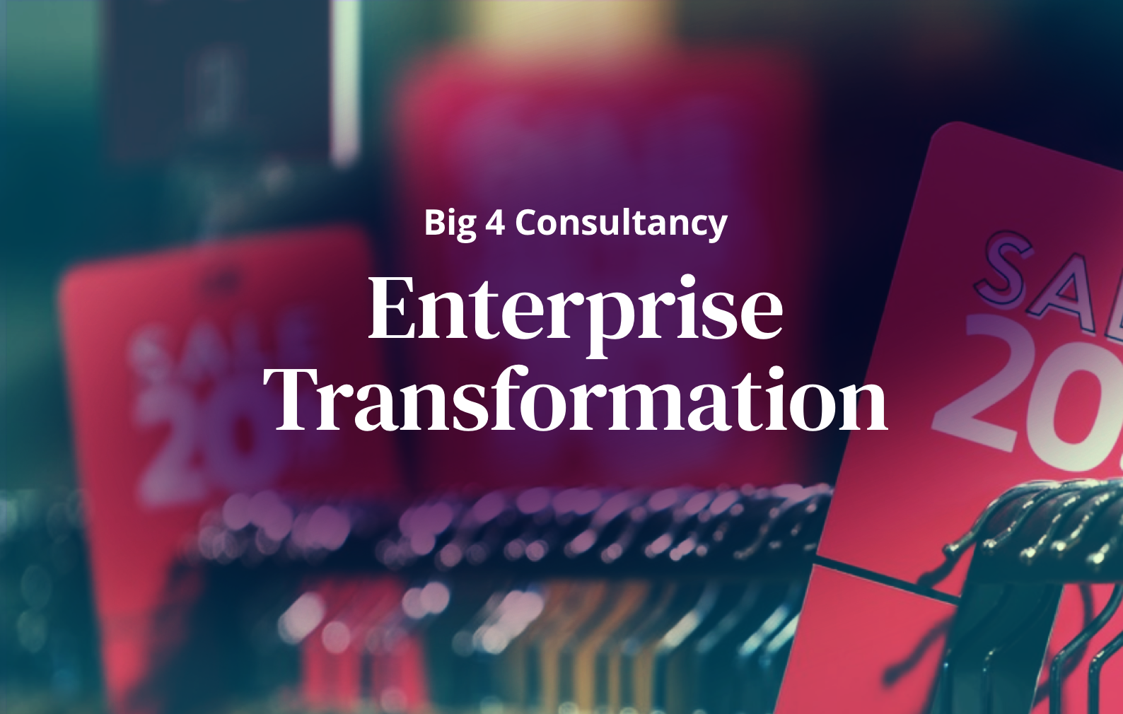 02 / Big4 - Professional Services:<Br>Product Enabled Design