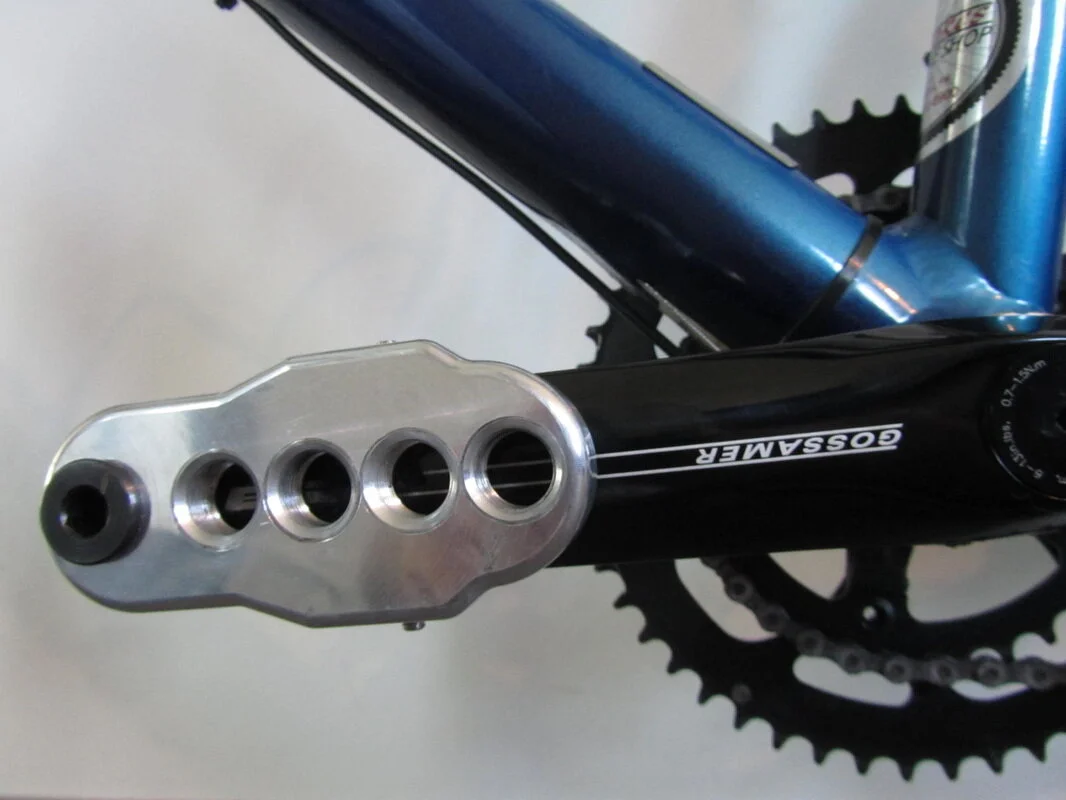 limited knee flexion bike cranks