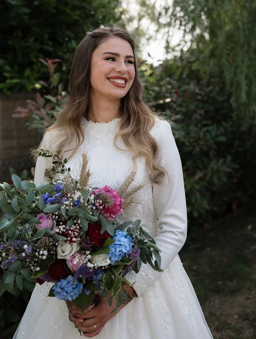 Friday frames from S &amp; M recent wedding. 
From the gorgeous church light, to the laughter and fun had during some couple portraiture in nearby fields; this wedding carried so much emotion. 

All the florals, from bouquets to arrangements, were be