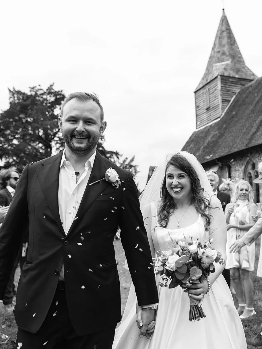 The most glorious day capturing A &amp; T on Saturday. 

From a tiny church bursting at the seams (with some words from the vicar I won&rsquo;t forget anytime soon) and free roaming chickens pecking at the scattered confetti, to guests piling onto a 