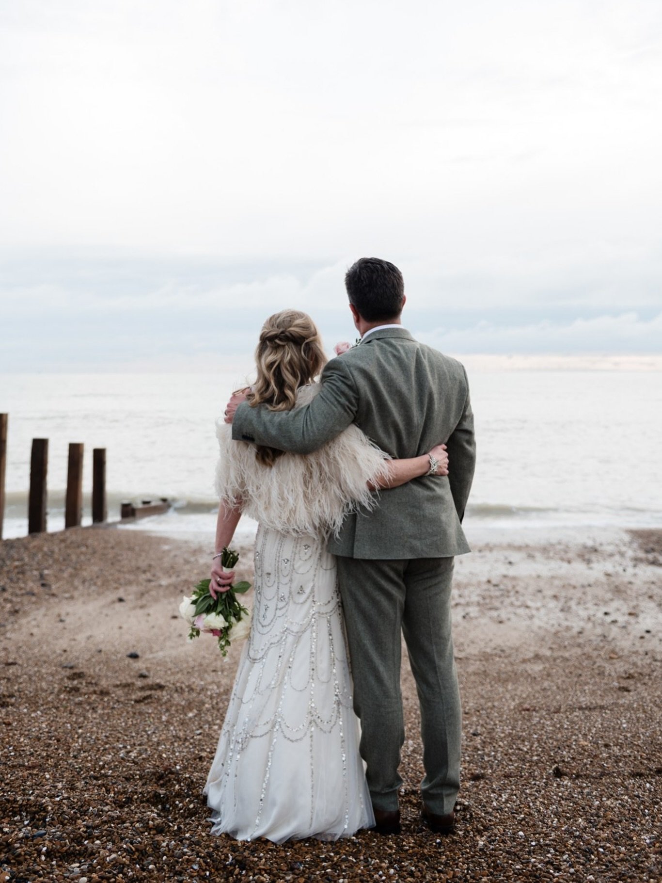 A coastal winter wedding at an iconic seaside venue.

I photographed my dear friend&rsquo;s wedding yesterday, just after the solstice. A cold but bright day by the sea, with clear winter light and a sunset that cast pink skies behind the pier.

Anna