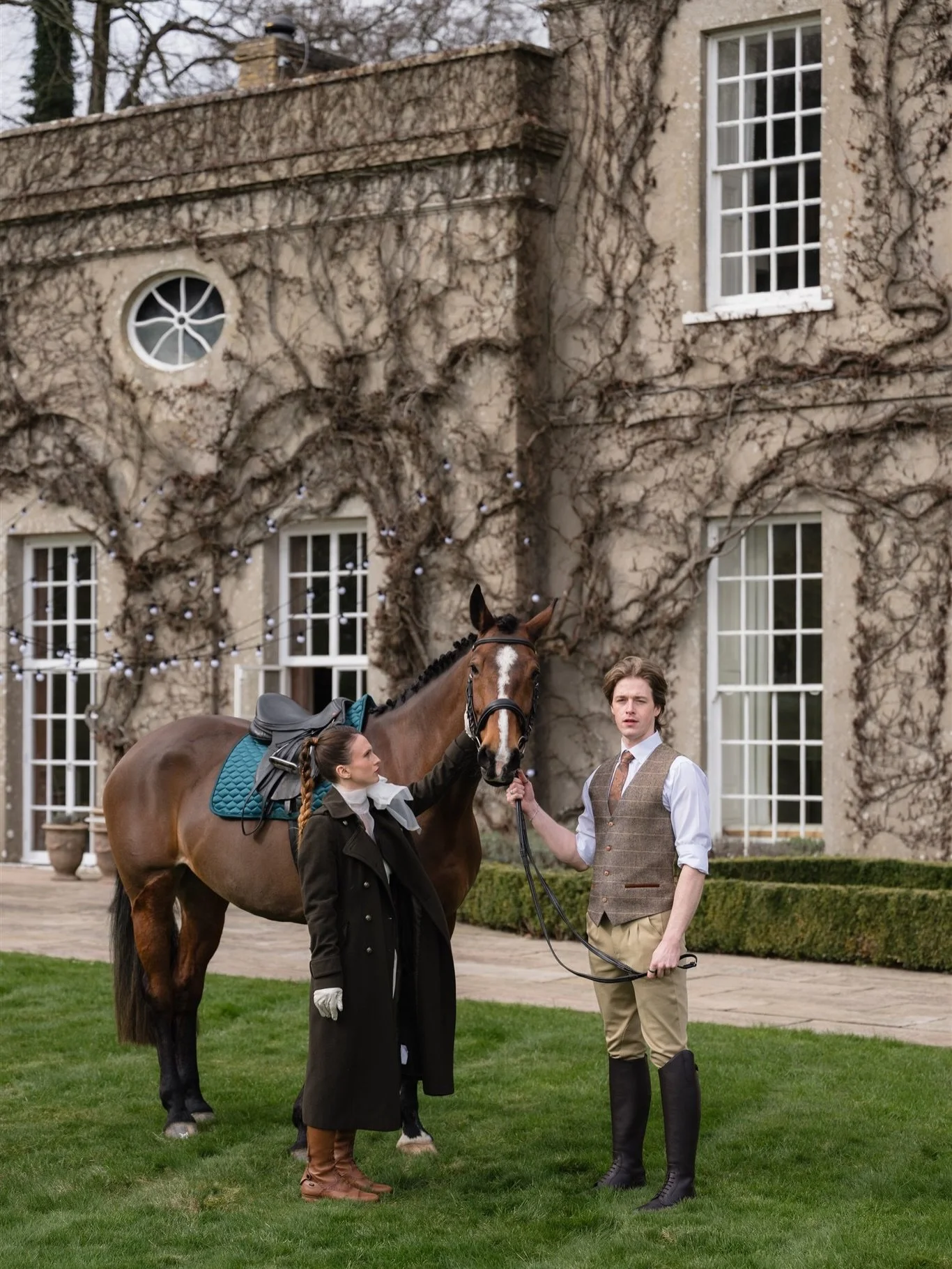 As both a wedding and equine photographer, bringing these two sides of my work together felt really important to me with this shoot. 

Equestrian style is often referenced in fashion, but it&rsquo;s not something you see explored in a natural, authen