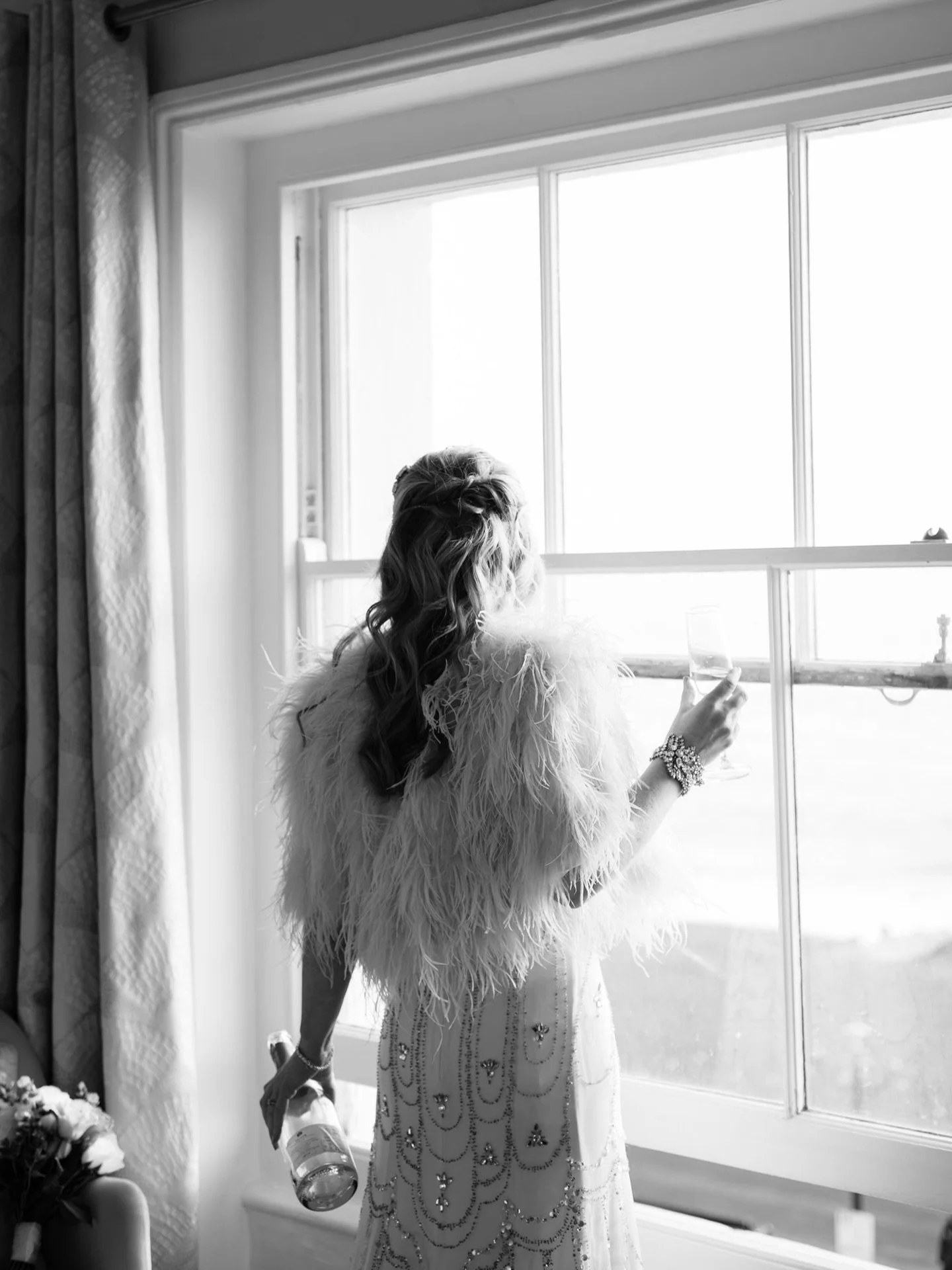 Champagne in one hand, bottle in the other.

After a work trip and a couple of days off, I&rsquo;m now back at my desk editing again. Finishing a wedding gallery before I properly tackle all the Morocco content.

My editing will be fuelled by water a