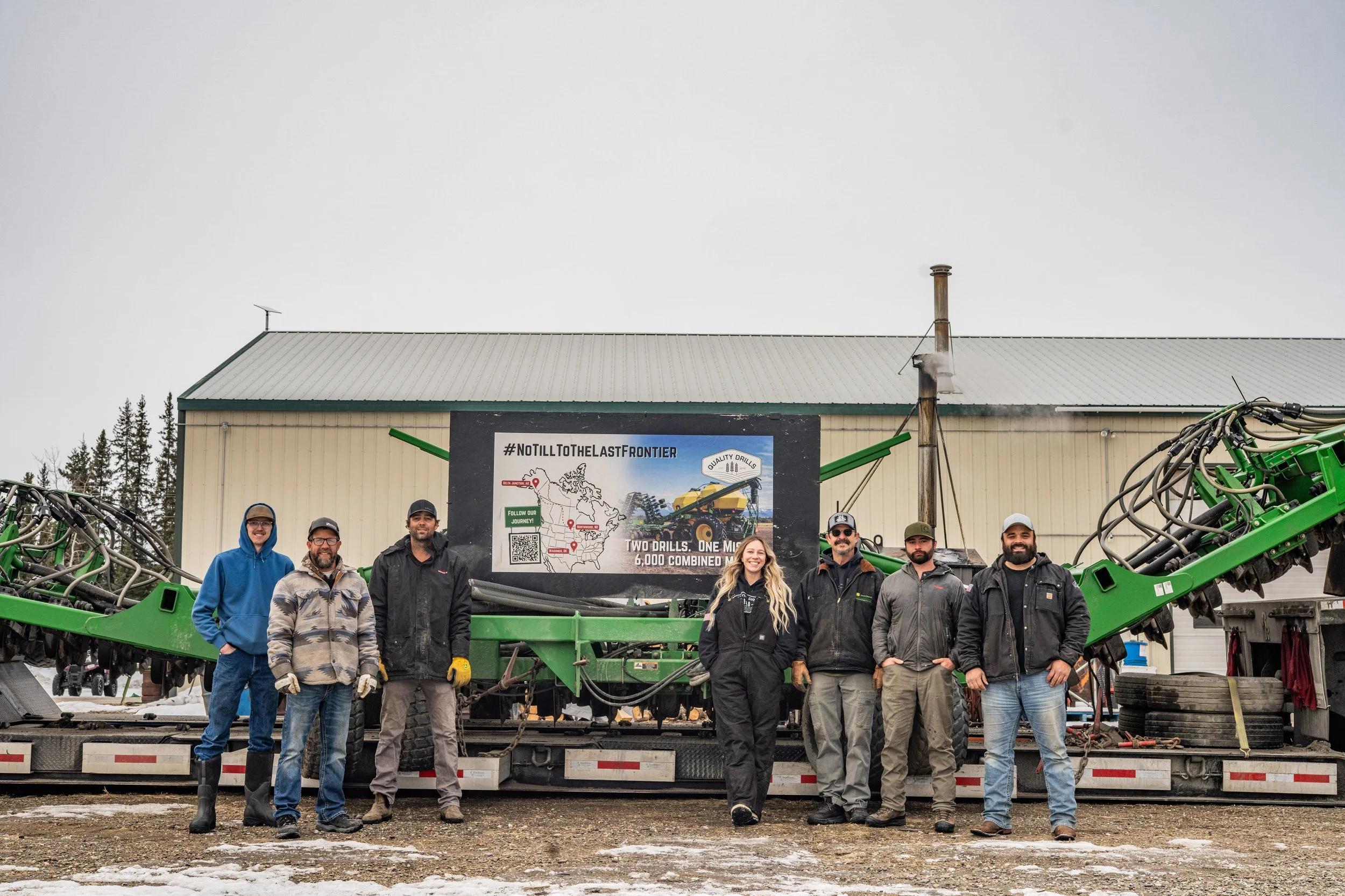 Walt Pene Trucking, Quality Drills and Alaskagro Crew
