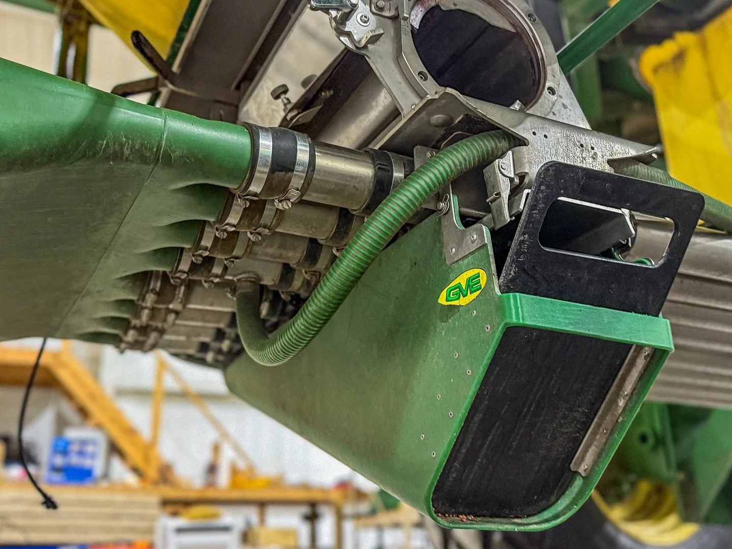 We&rsquo;re big believers in small upgrades that make everyday jobs easier.

This GVE calibration chute stays in place, keeps seed controlled during calibration and clean-out, and eliminates unnecessary bending or awkward setups.

Designed to work wi