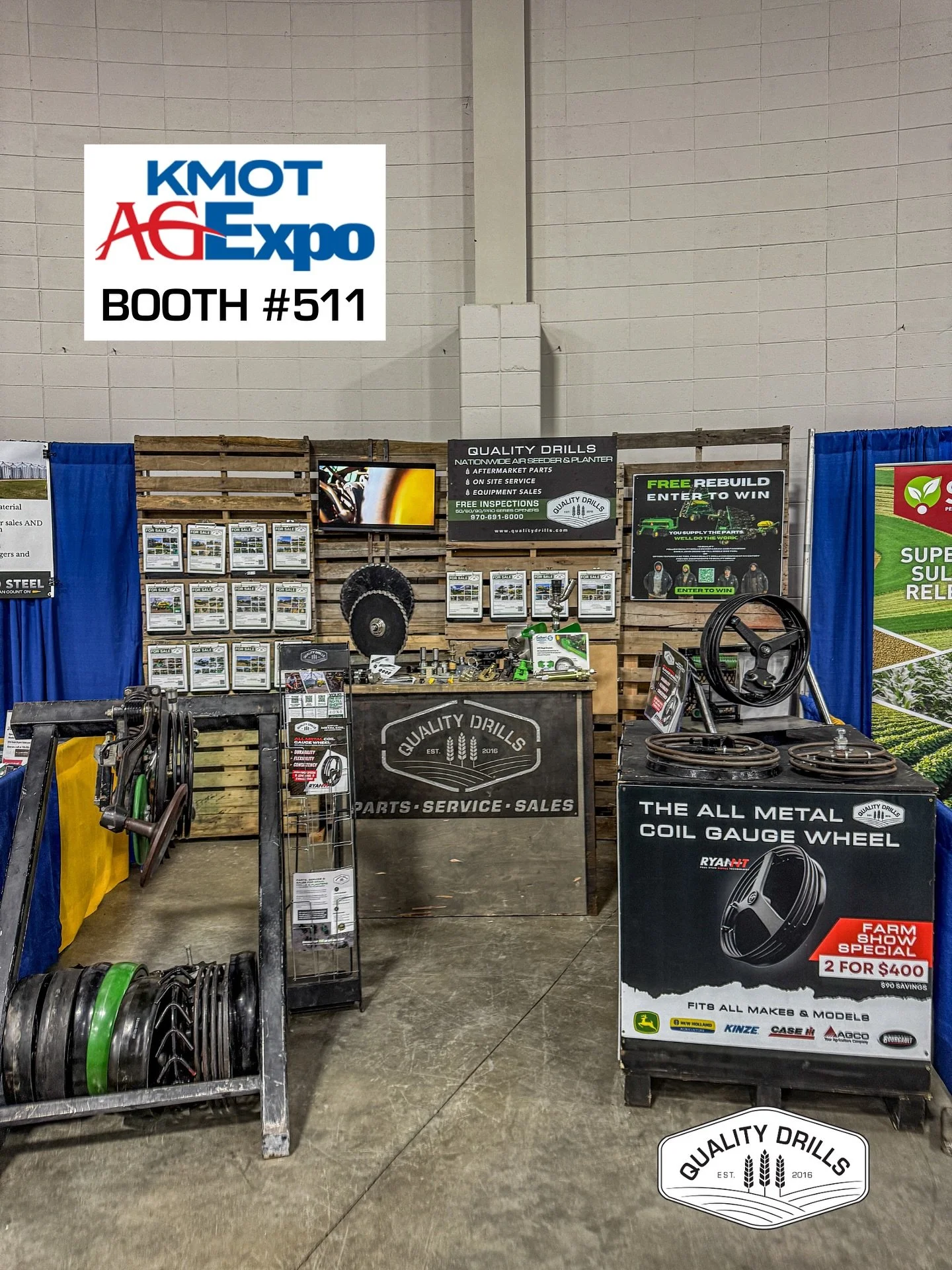 The KMOT Ag Expo is underway here in #MinotND 🌾

🚨 BOOTH MOVE FOR 2026 🚨

We&rsquo;re still in the same hall, but you&rsquo;ll find us in a new location this year &mdash; Booth #511, just around the corner from where we&rsquo;ve been in years past