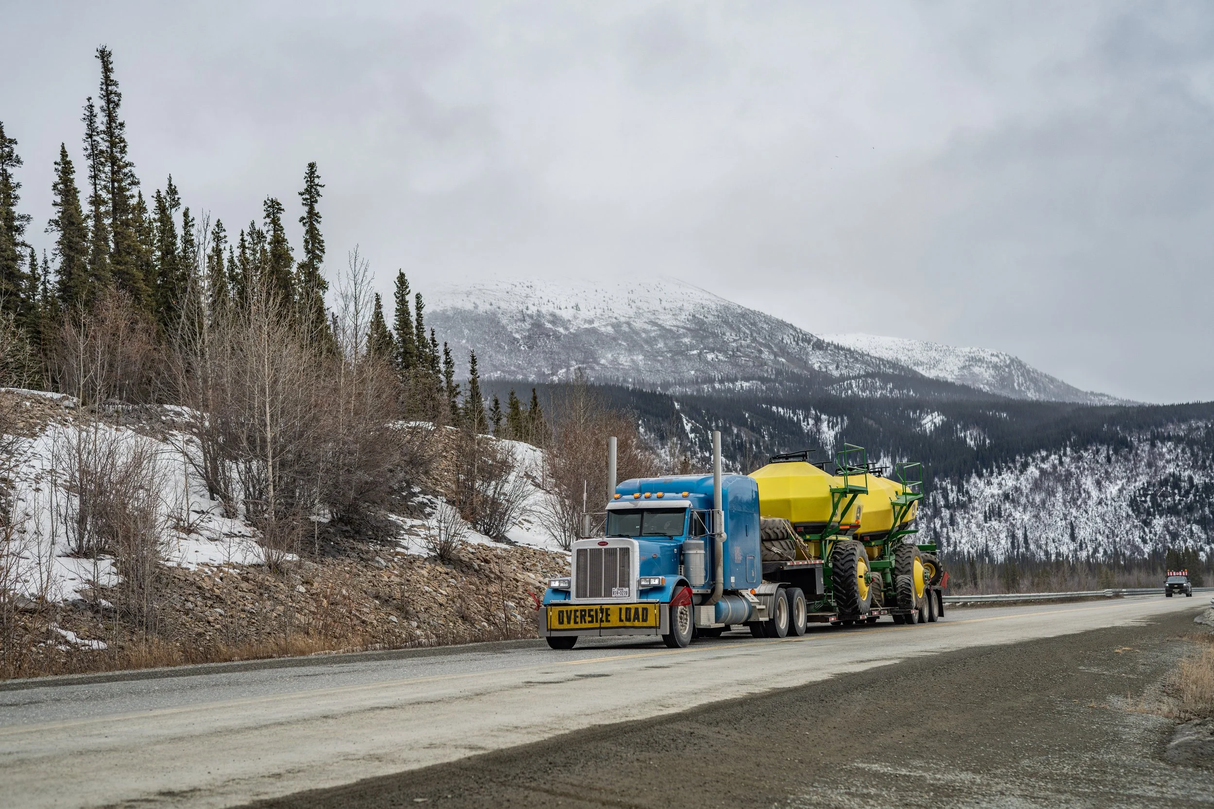 Driving through the Yukon