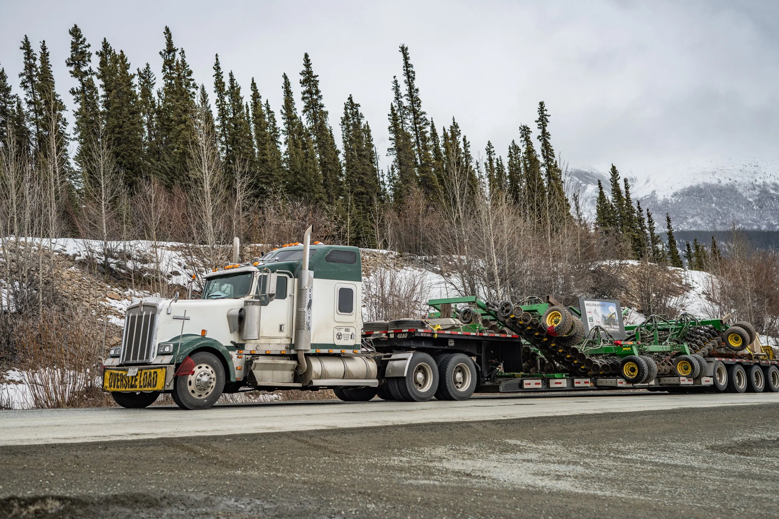 Driving through the Yukon