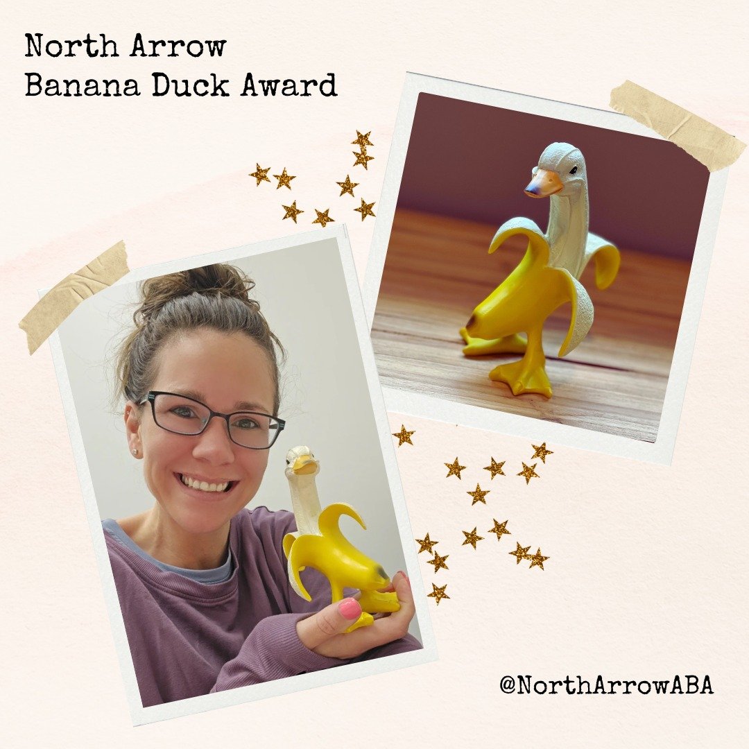 Banana Duck has been enjoying summertime in Northern Michigan! Our first summer recipient is Brenna Vanucci-Martin, BCBA in our Cheboygan region 🍌
From day one, Brenna has brought compassion, clarity, and a quiet confidence that never goes unnotice