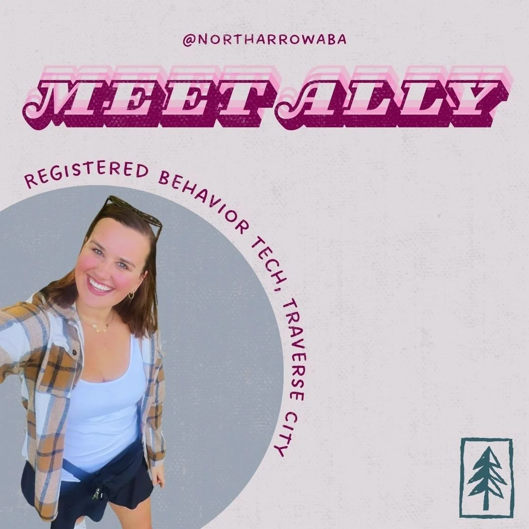 Meet Ally, RBT at our Traverse City location! ✨

Ally brings warmth and curiosity to her role as a Registered Behavior Technician here at North Arrow. She&rsquo;s passionate about the idea that&mdash;just like neurotypical kiddos&mdash;no two childre