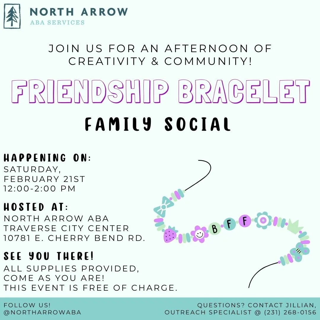 Traverse City &mdash; Join us for an afternoon of creativity, connection, and community!🫶

🧵What: A relaxed, inclusive gathering where families can connect in a low-pressure environment&mdash;while creating friendship bracelets!
📍Where: North Arro